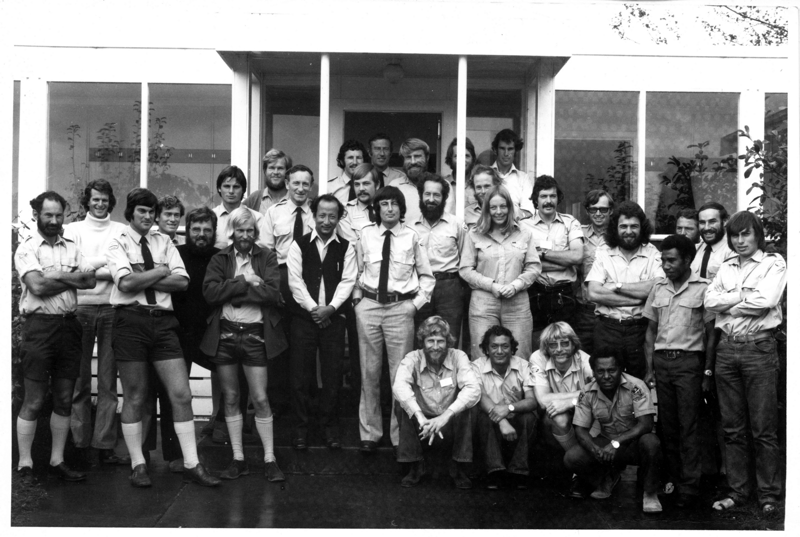 1976 Ranger Training at Tūrangi, group photo