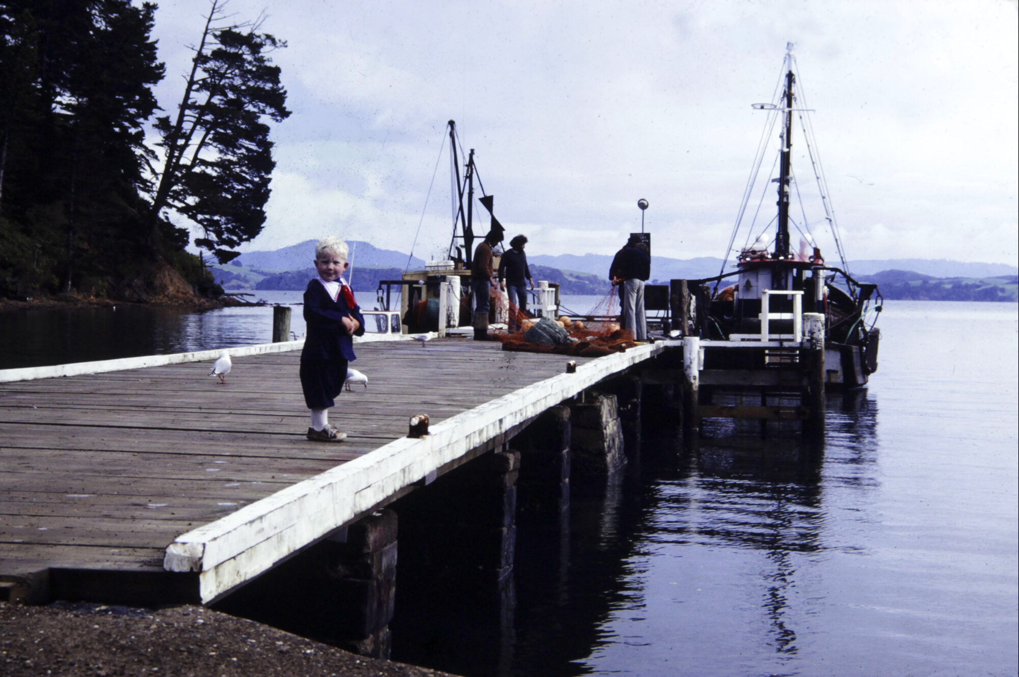 Mansion House Bay wharf, Kawau Island