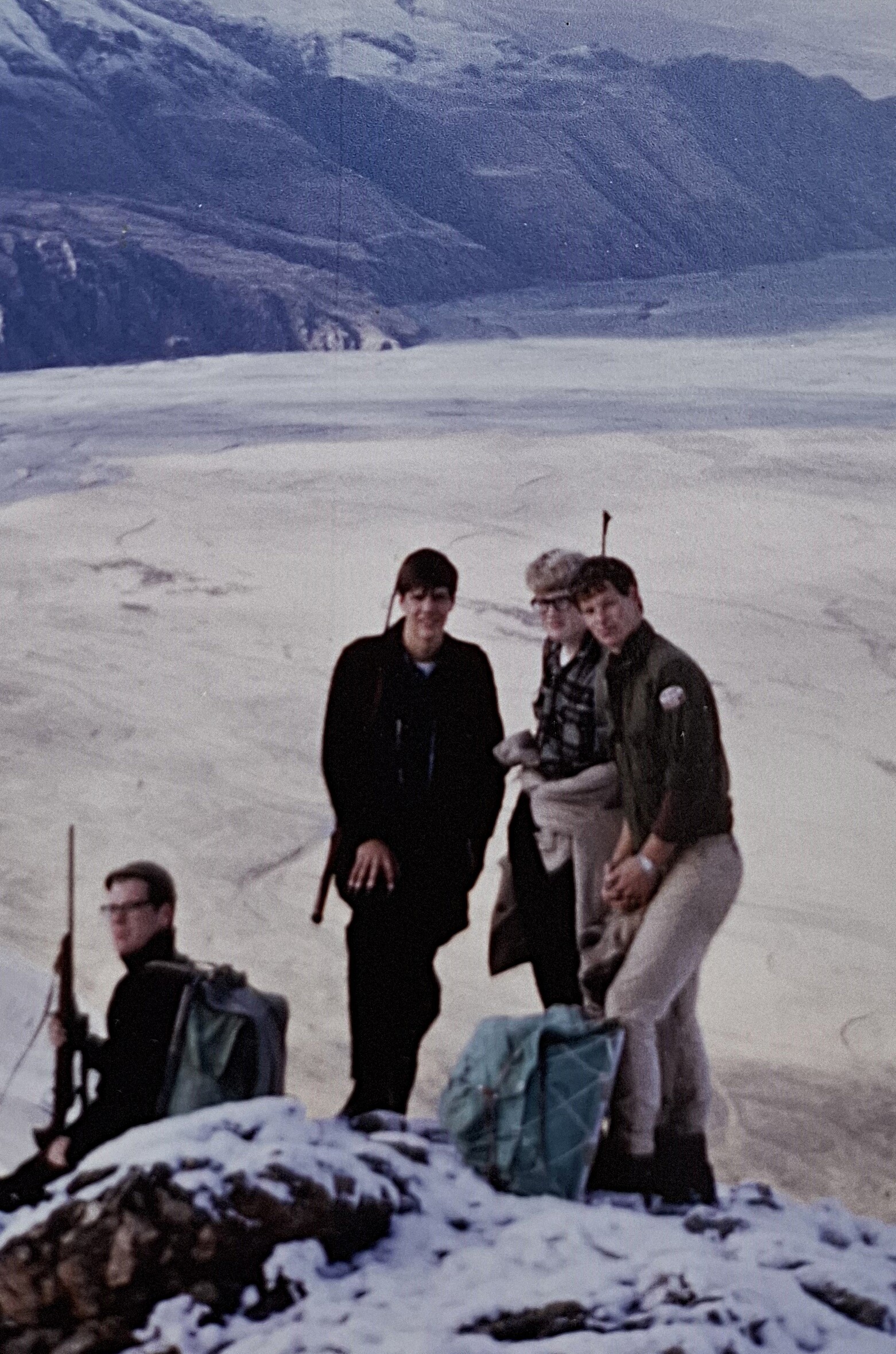 Guided Hunting above the Mueller Glacier Aoraki 1966