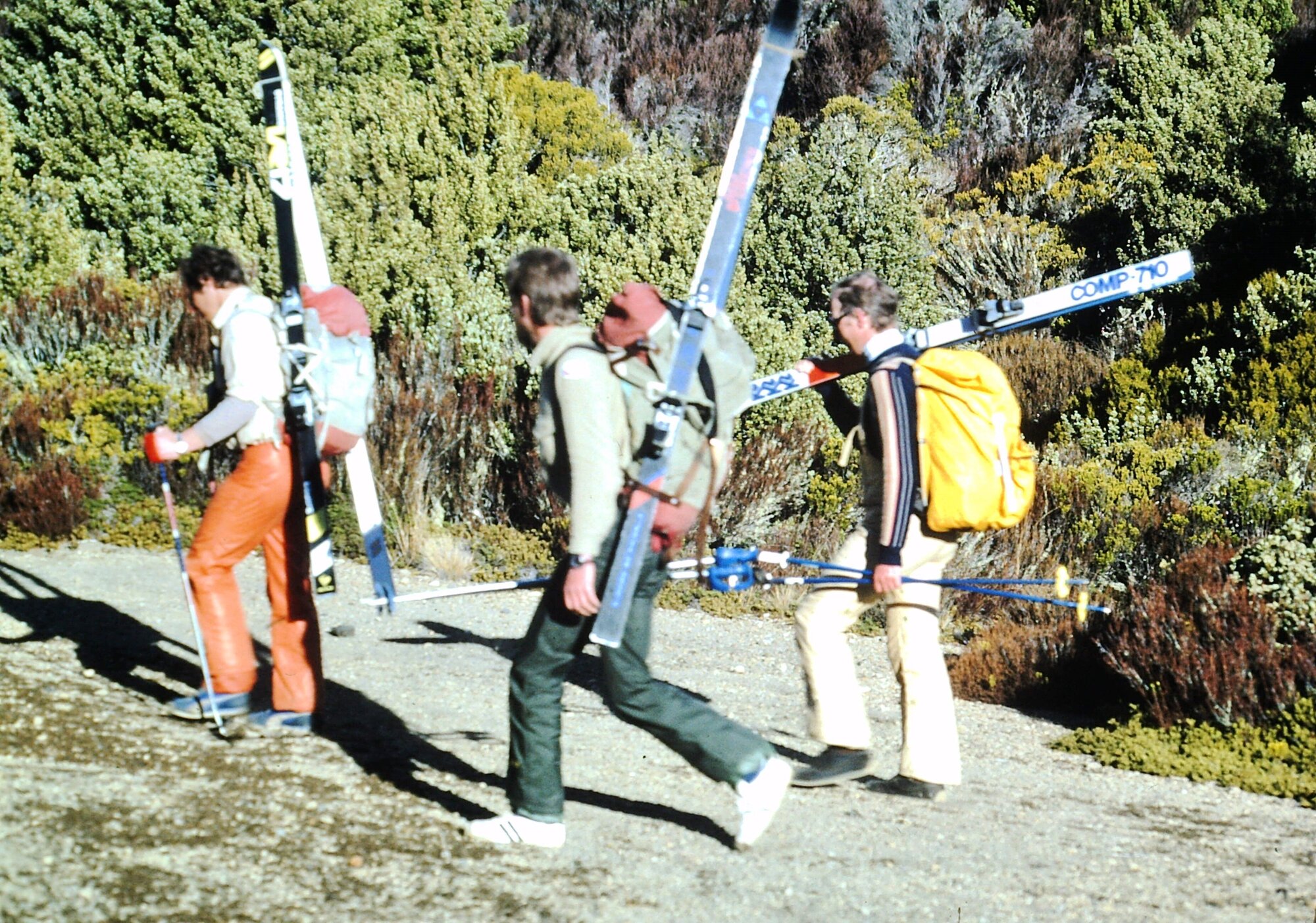 Rangers after ski descent from Te Heuheu peak 