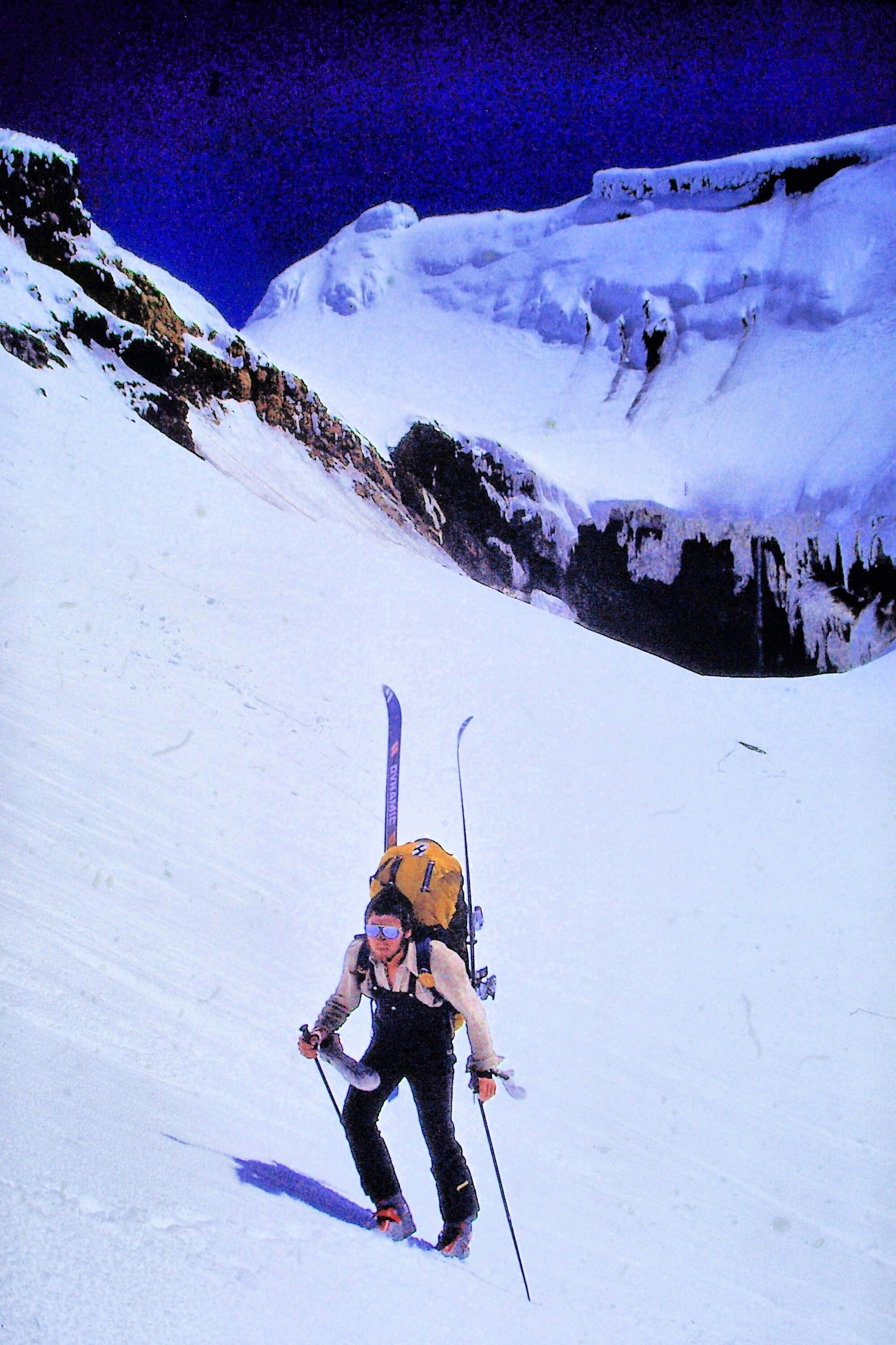 Skiing treking, Tongariro National Park, Keith Blumhardt