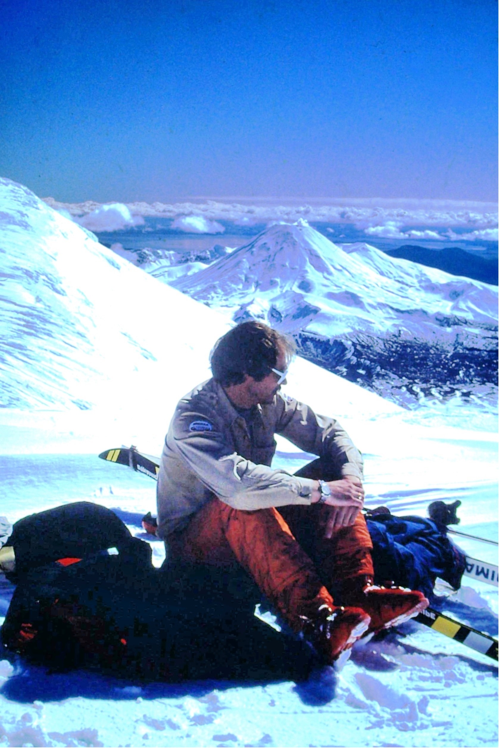 Skiing, Tongariro National Park 1979, Murray Reedy