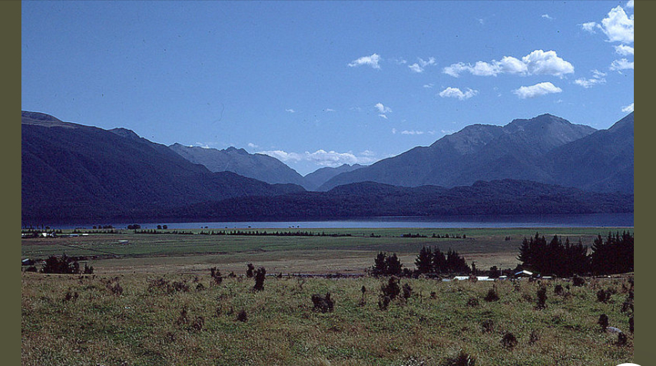 Aerial site-Fiordland National Park