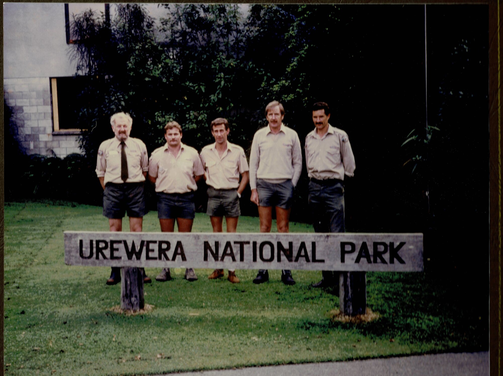 Te Urewera ranger staff
