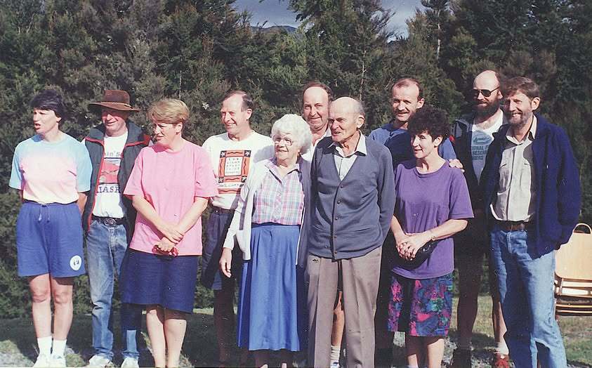 Nelson Lakes park staff: Ranger reunion 1993
