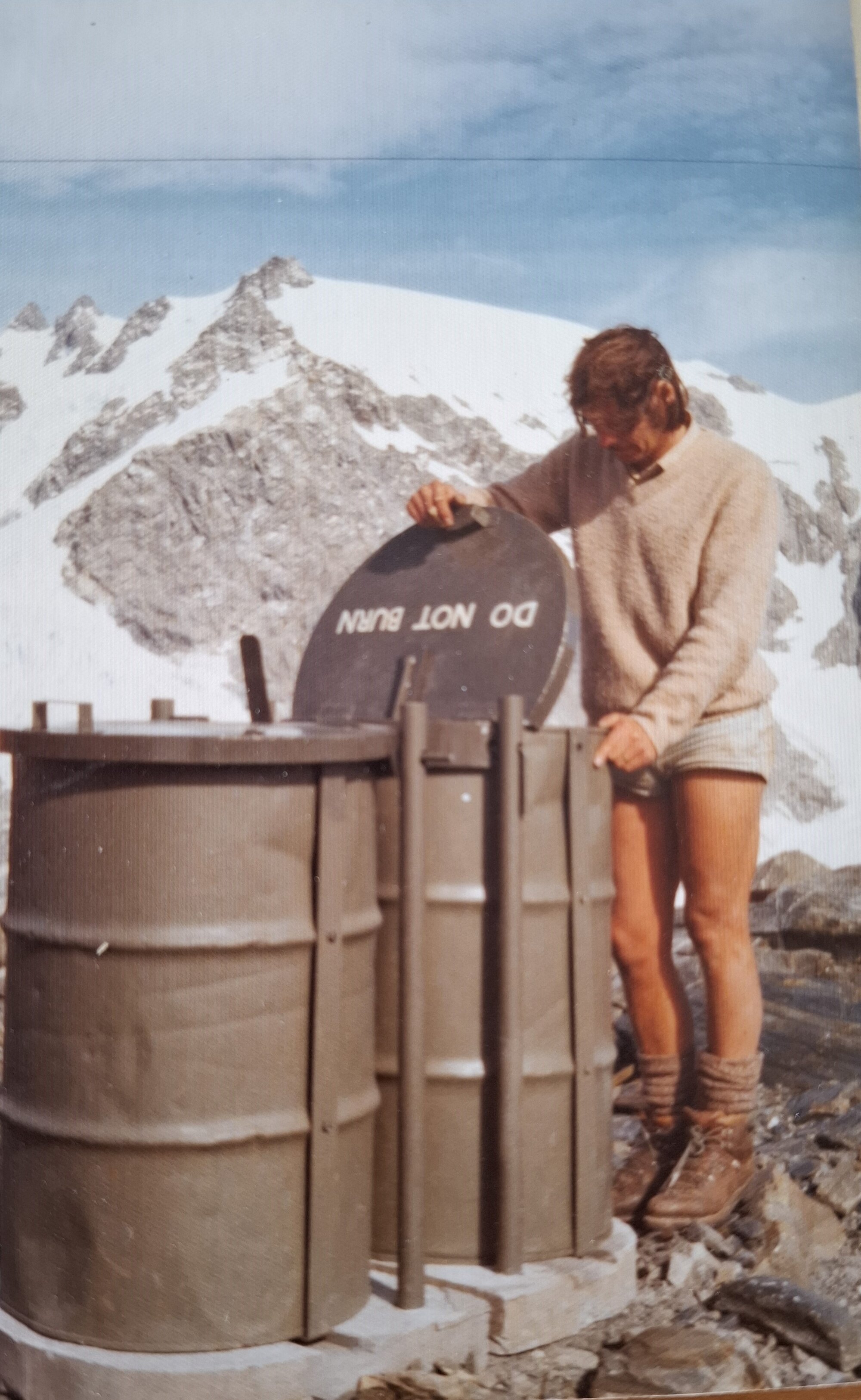 Hut Maintenance Alymer Hut 1978