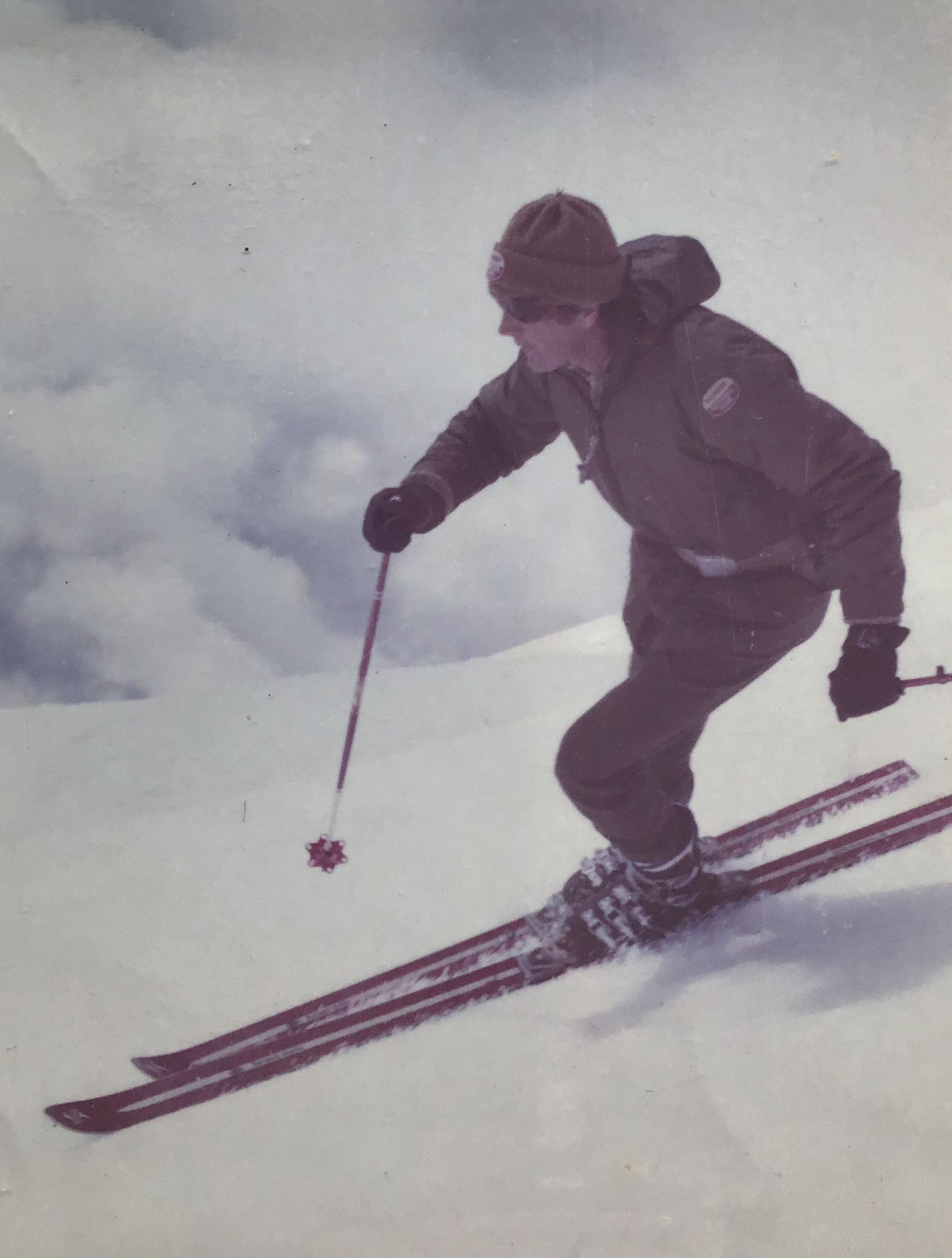 John Blount on ski patrol 