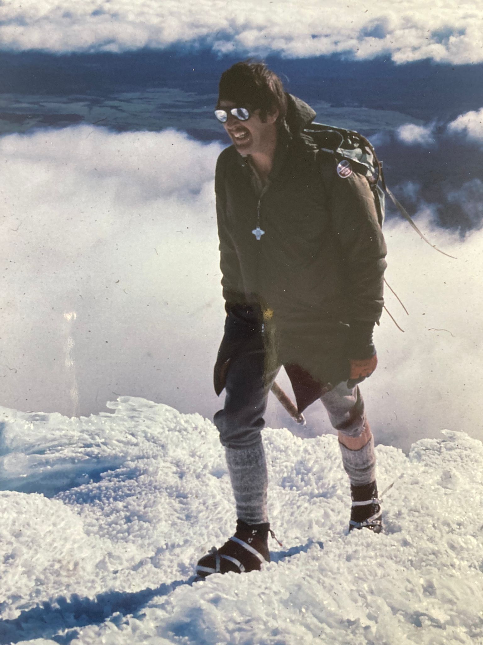 John Blount heading uphill