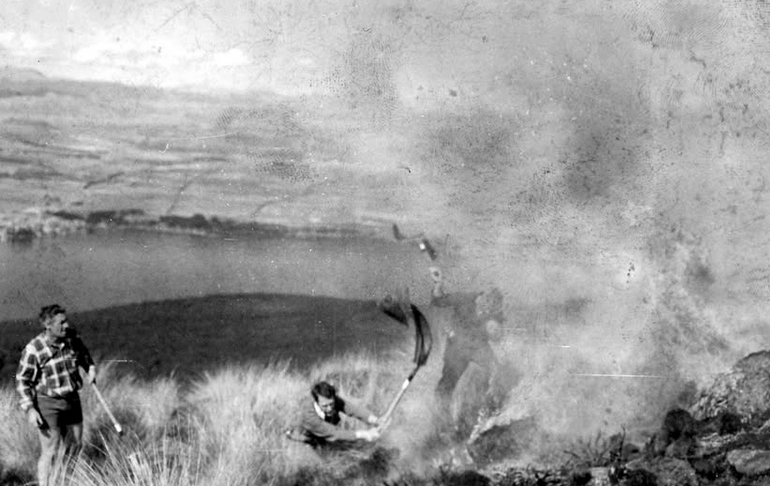 Mount Luxmore fire: Fiordland National Park