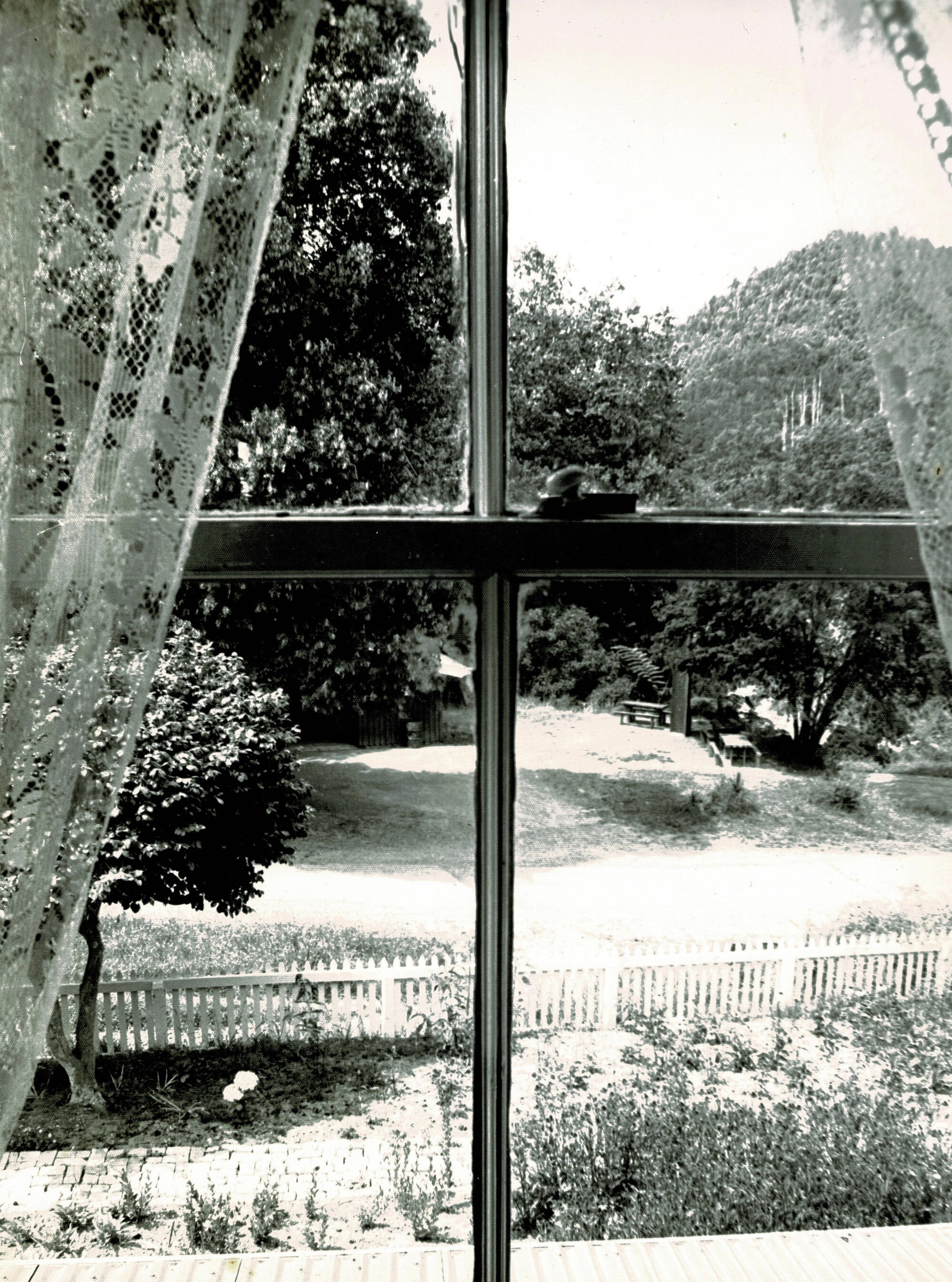 Anderson Colonial House view from upper window