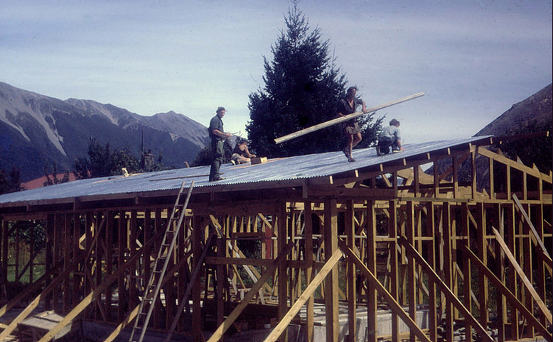 Building the workshed: Nelson Lakes National Park