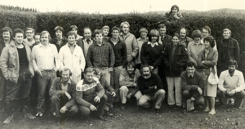 Fiordland national Park staff 1982