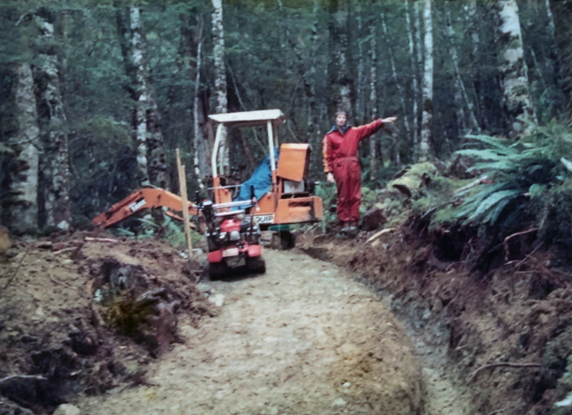 Track building: Fiordland National Park