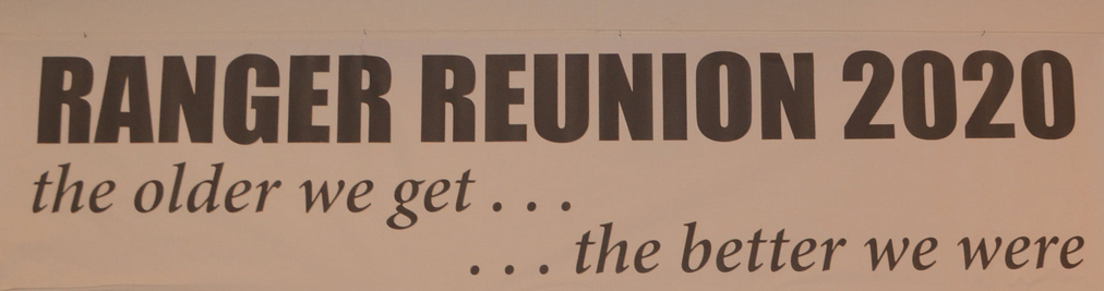 Reunion banner: Ranger reunion 2020