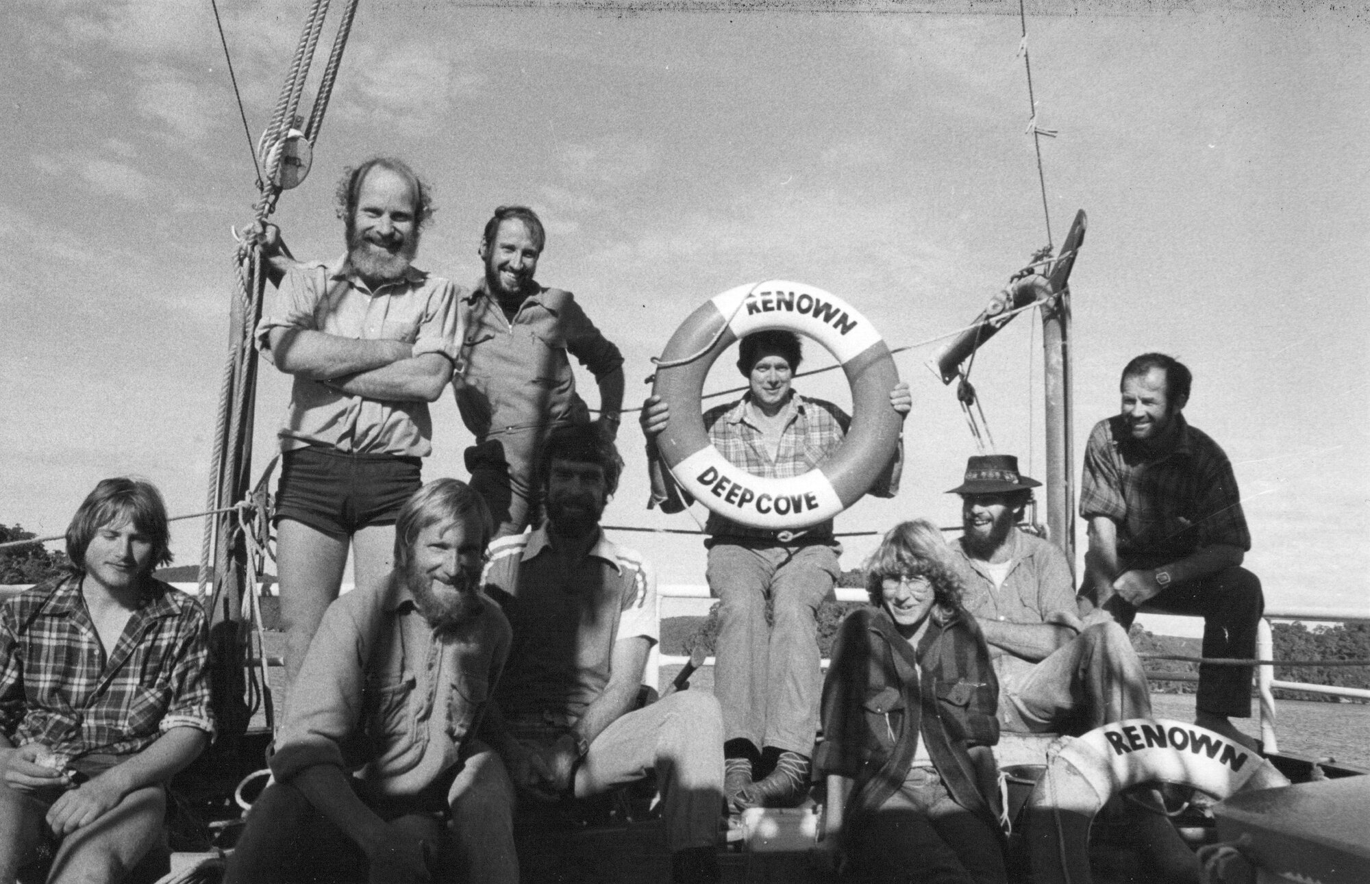 Renown boat from Fiordland N.P. visiting Stewart Island Rakiura 1982