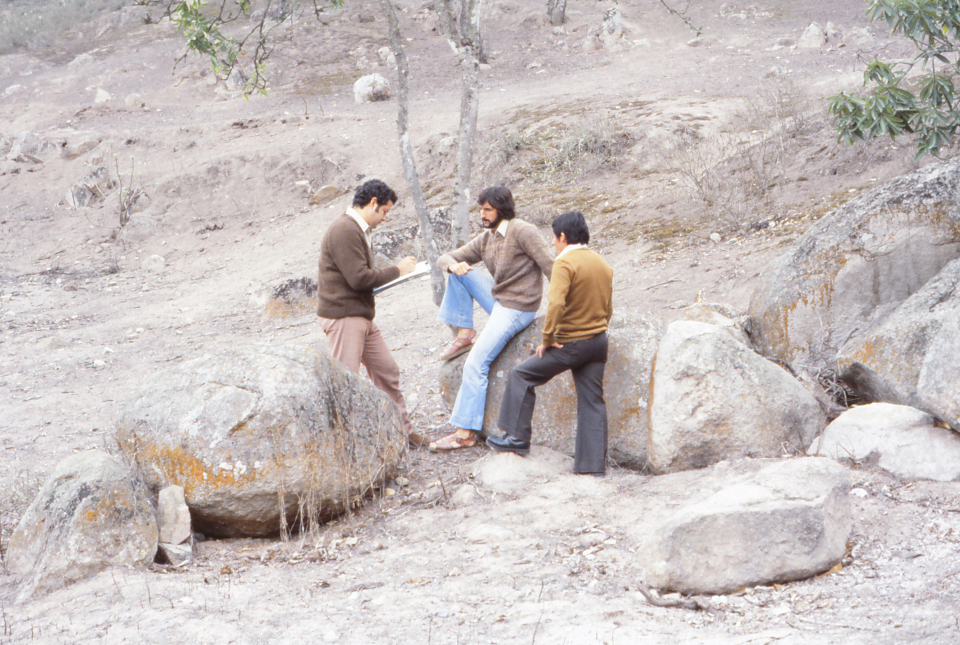 Pat Sheridan and staff at Lomas de Lachay National Reserve: Peru
