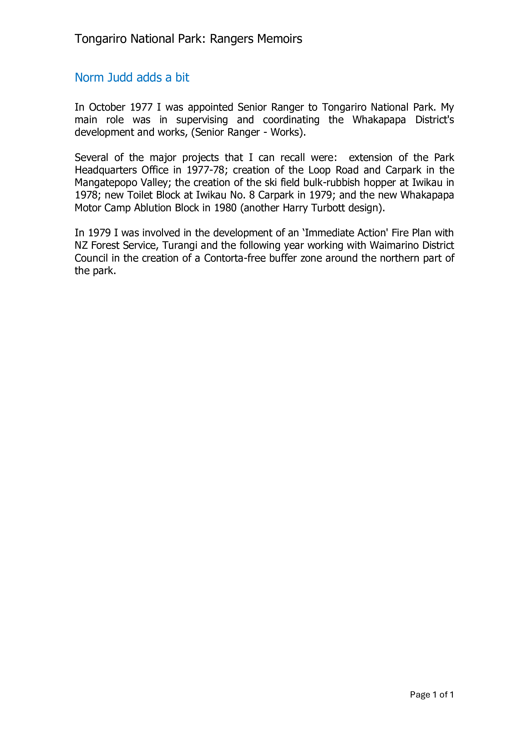 Norm Judd adds a bit