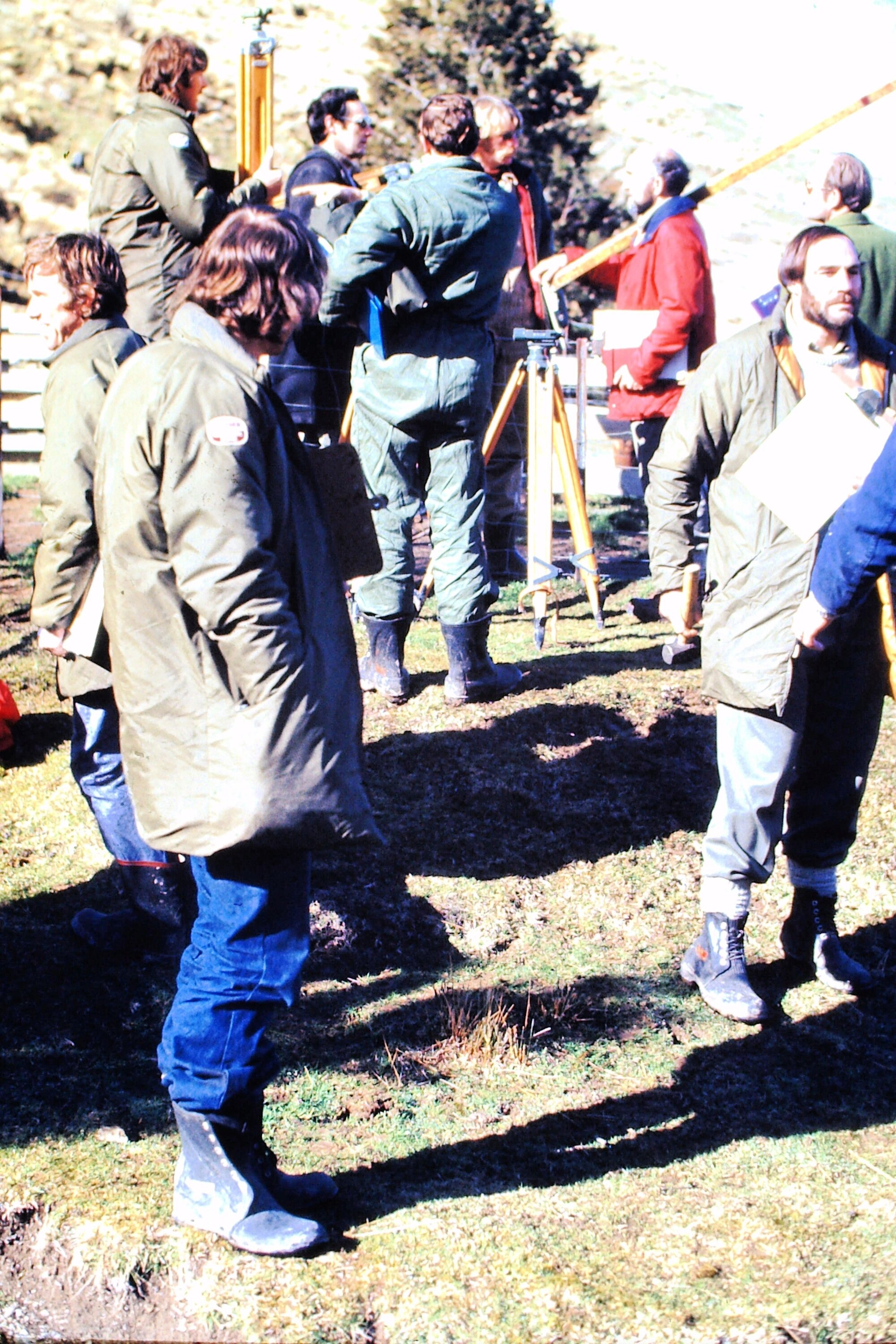 Rangers training at Lincoln College field trip 1976