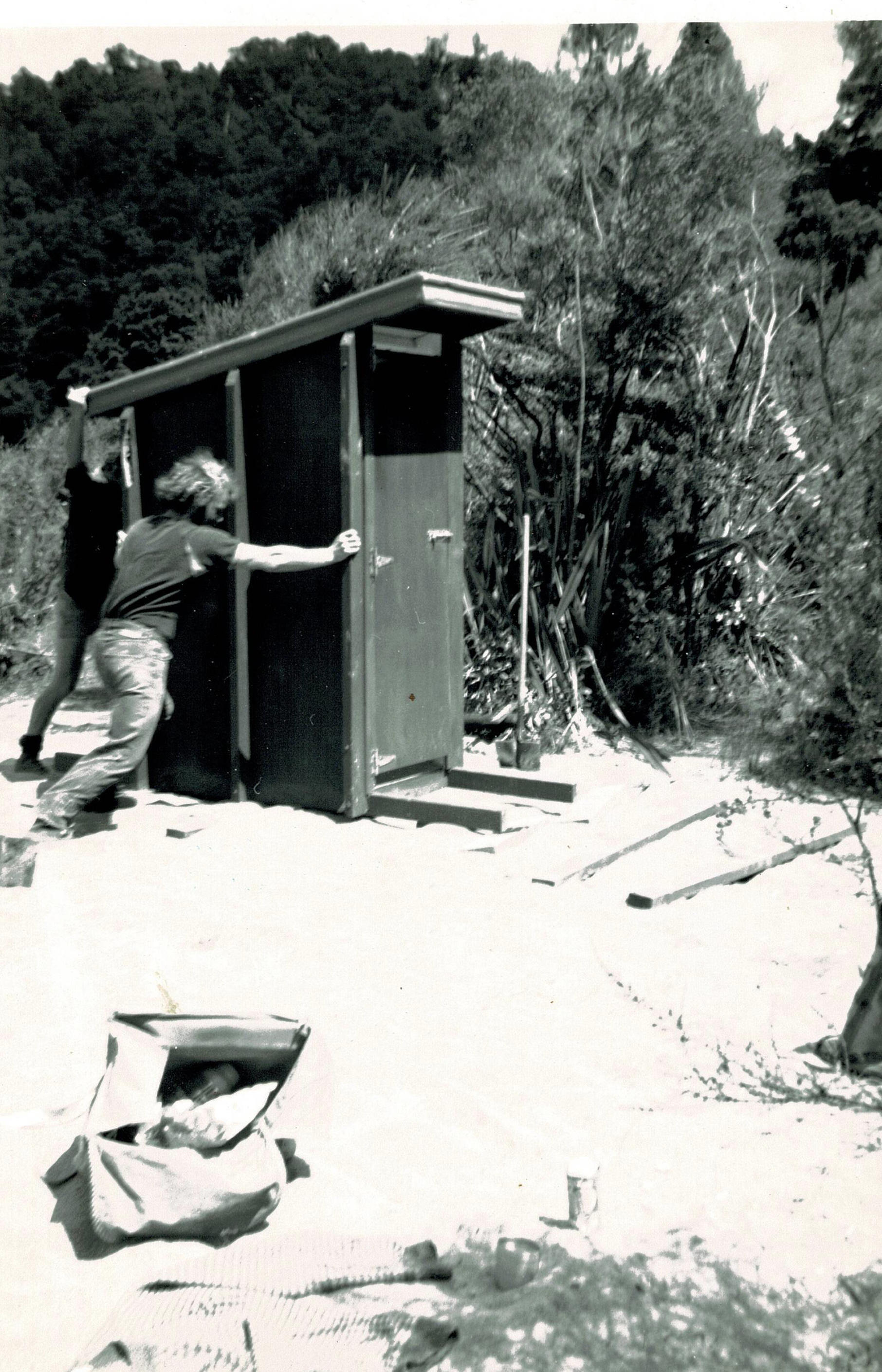 Moving the loo -  Tongariro National Park