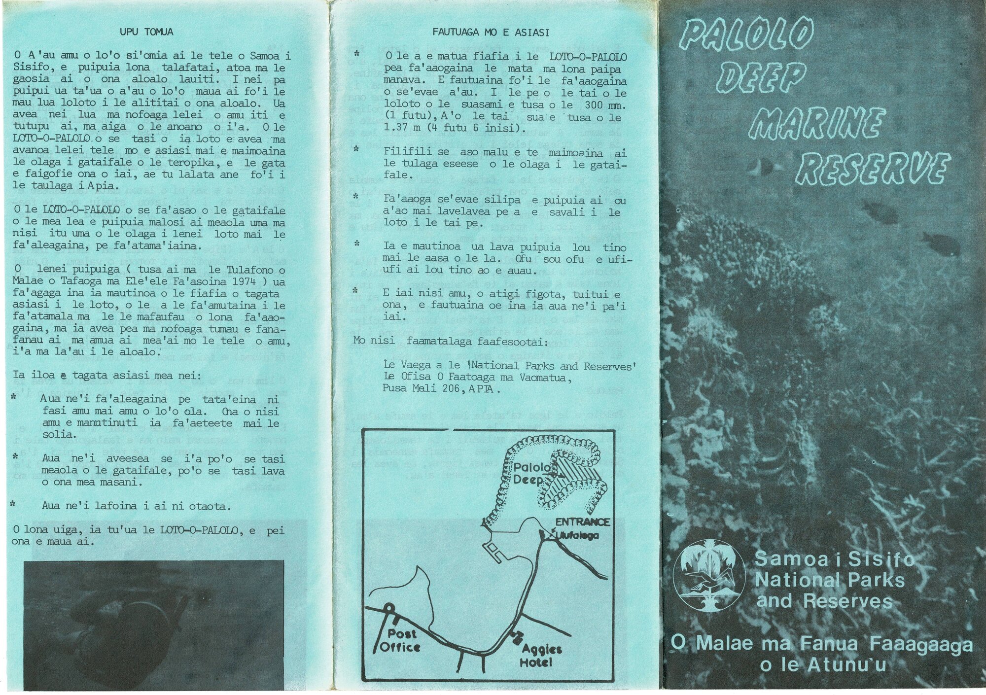 Palolo Deep Marine Reserve-Brochure