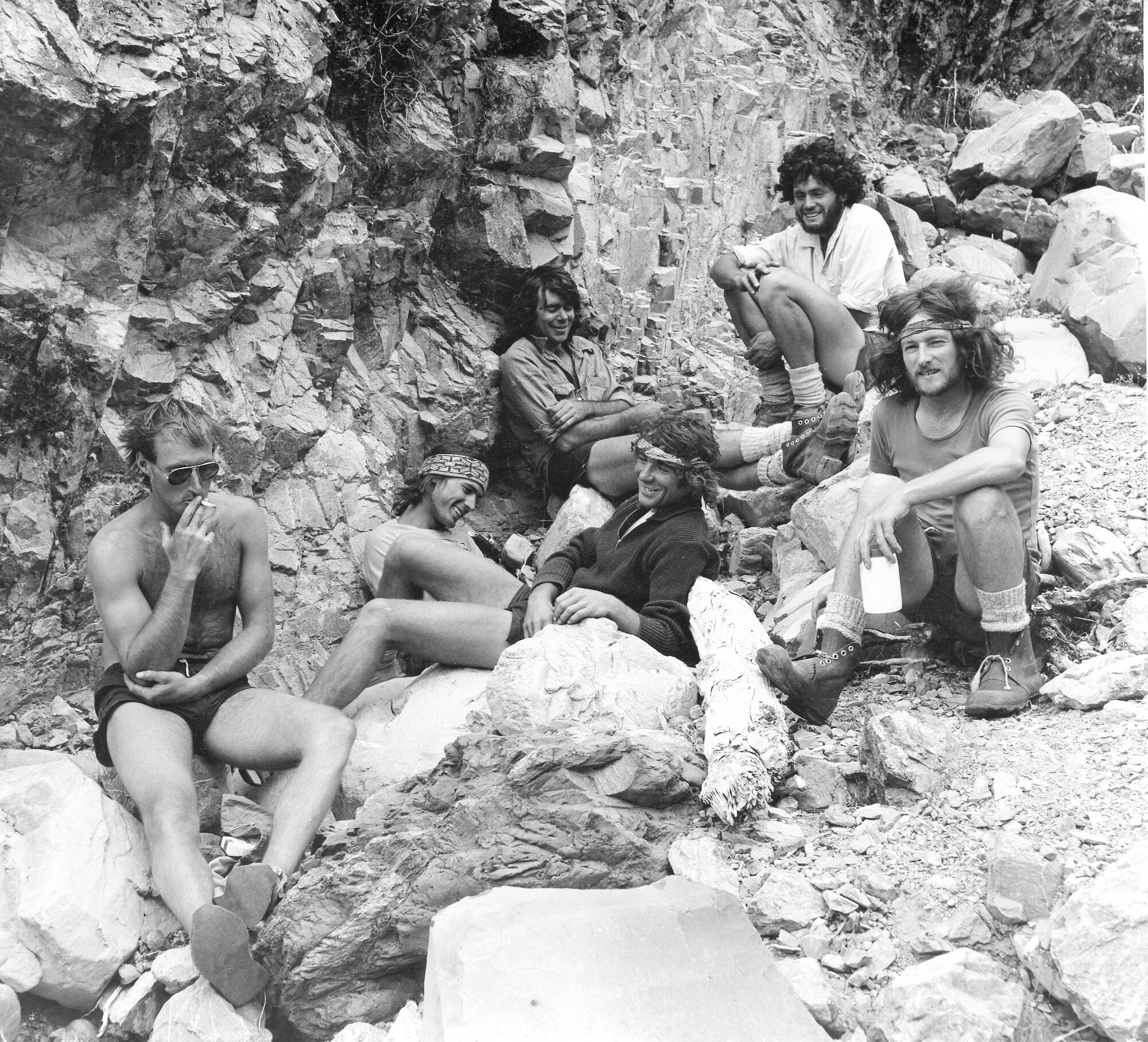 Aoraki Mount Cook National Park track team early '80s