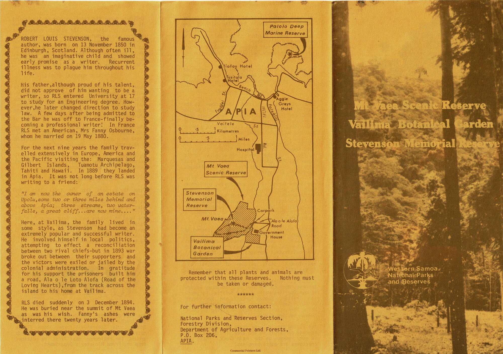 Mount Vaea-Brochure