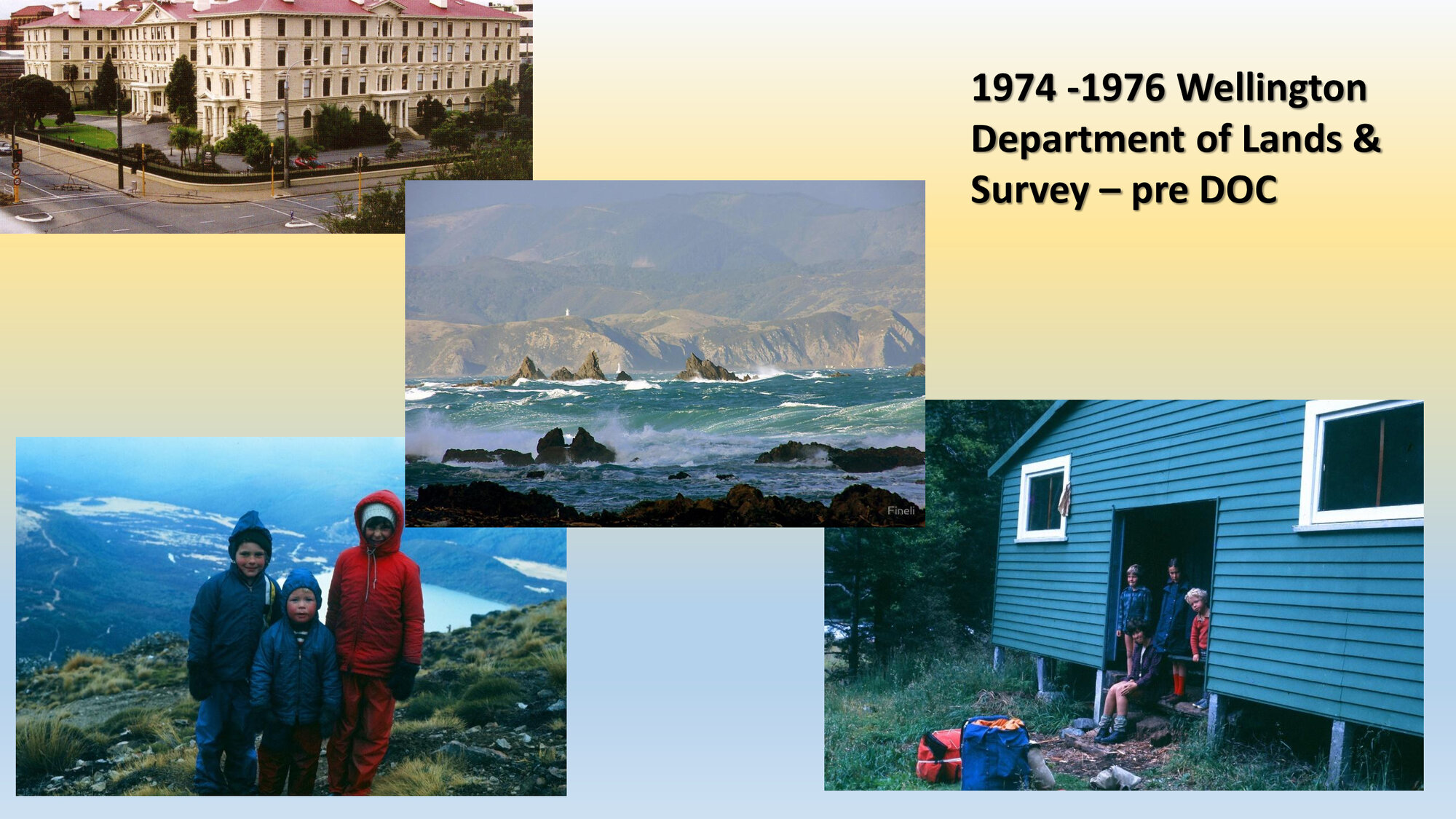 "Our Conservation Journey": Wellington 1974-1976