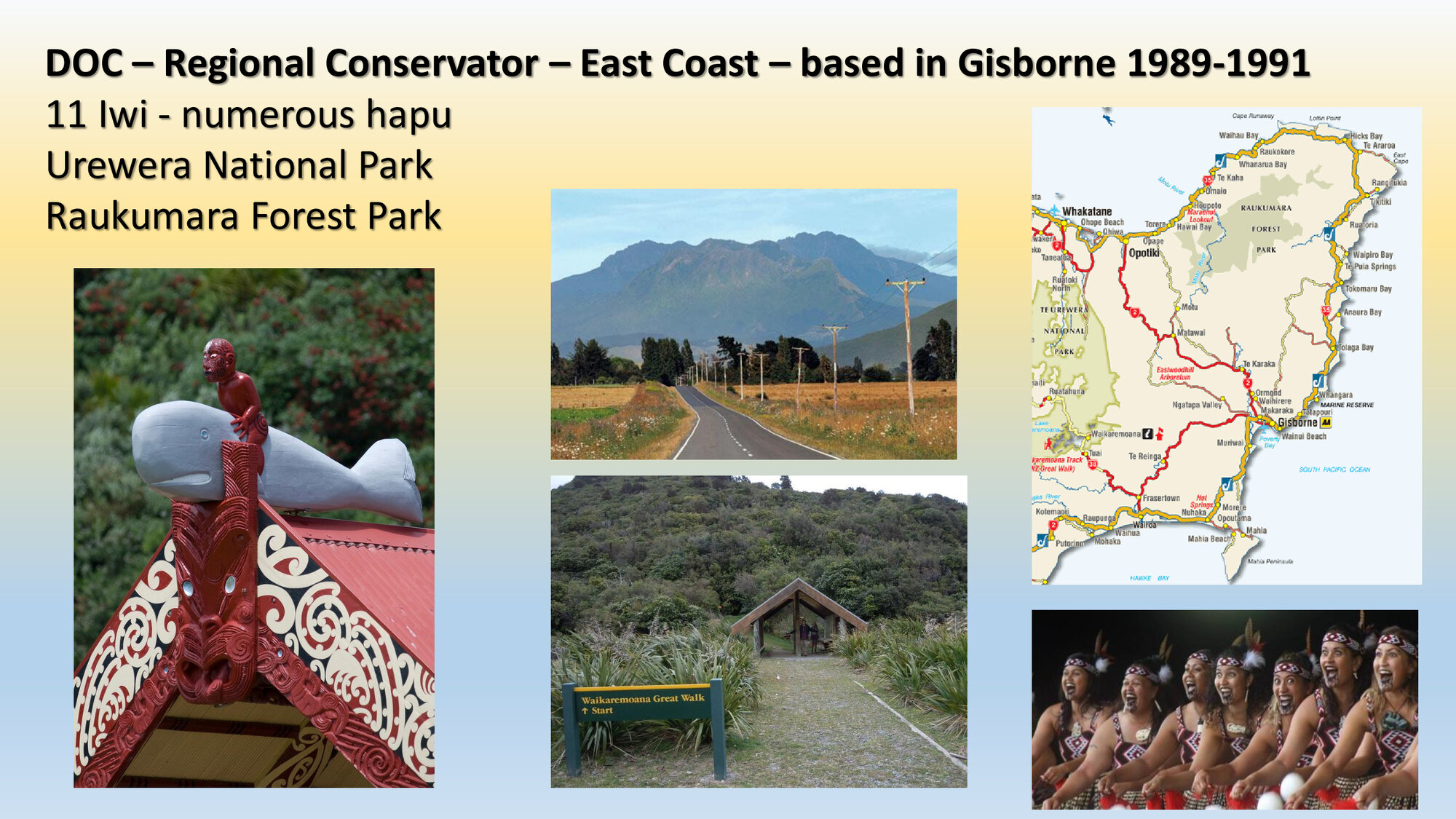 "Our Conservation Journey": East Coast, Gisborne-1989-1991