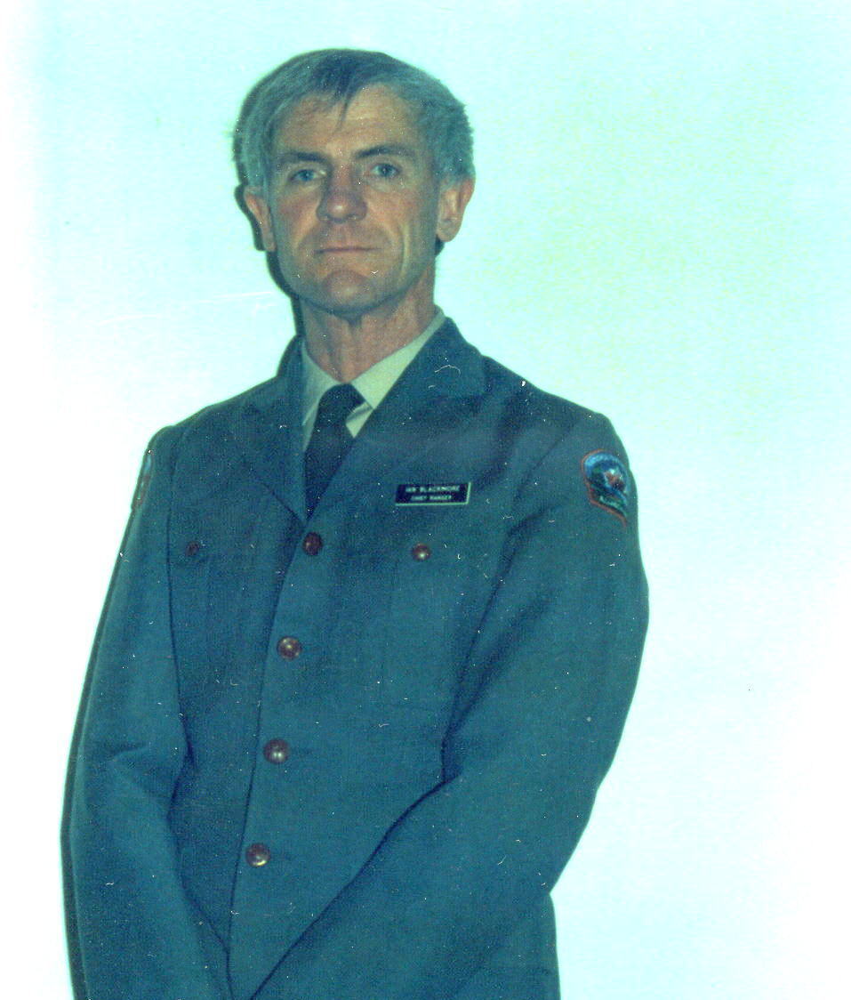 Ian Blackmore in uniform with jacket 1985