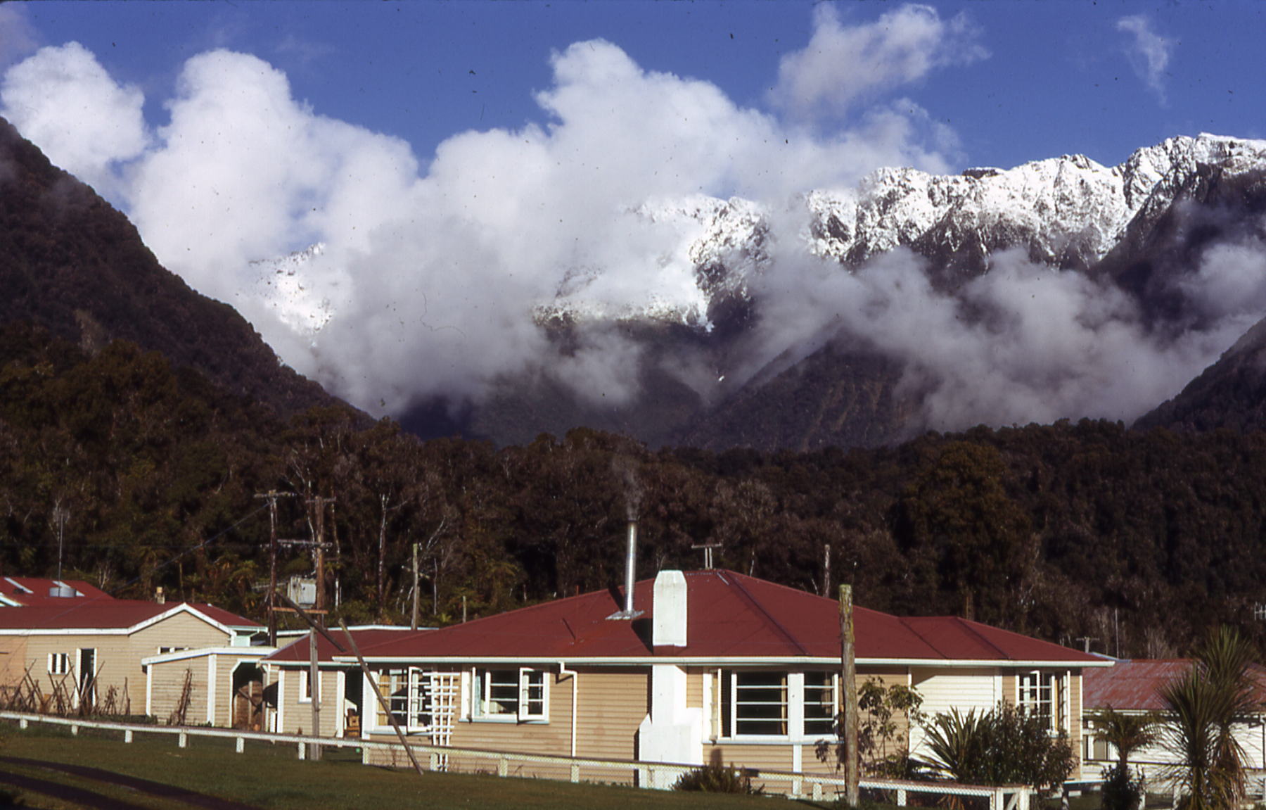 Ranger house at Franz Josef 1971