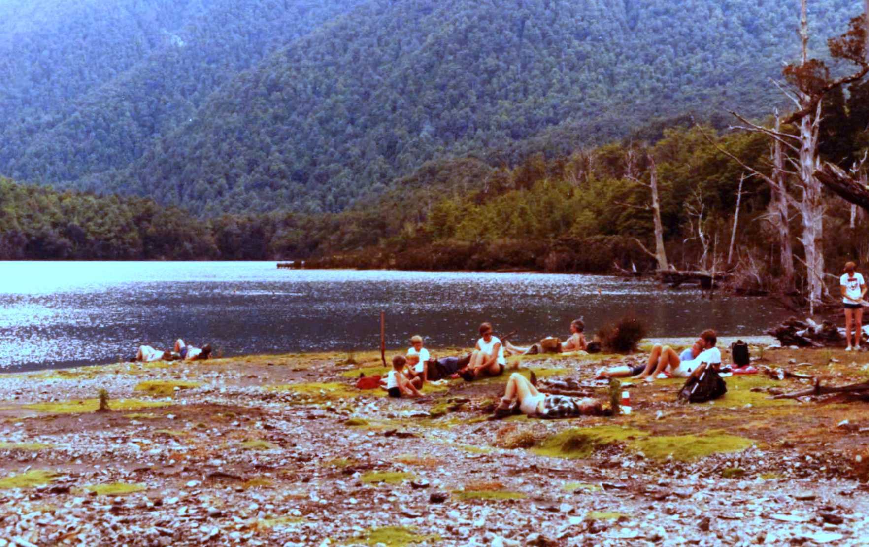 Lake Kaurapataka on summer interpretation programme c1980
