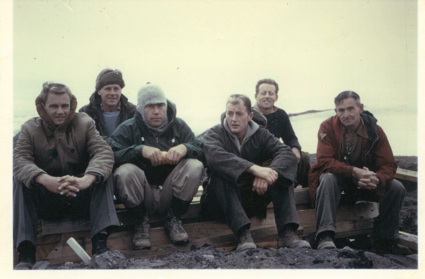 Sitting on the foundation of the original Dome Shelter in 1962