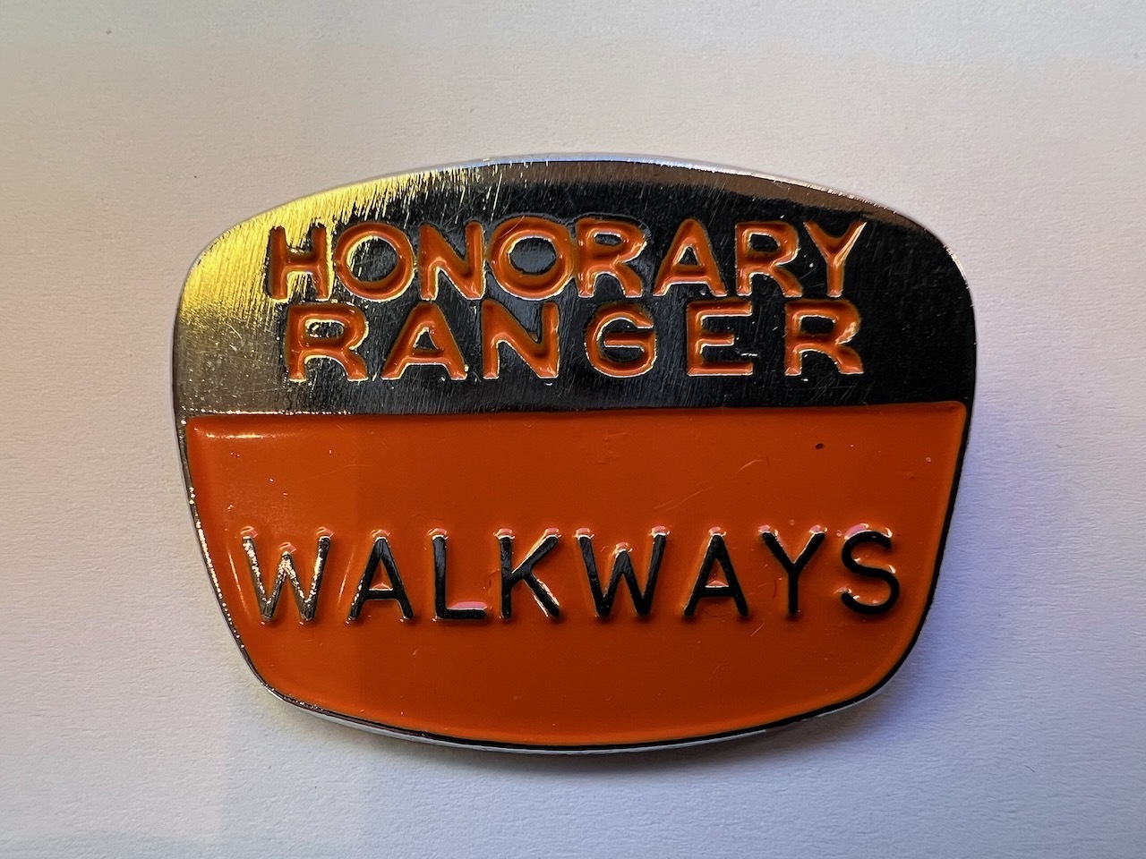 Honorary Ranger Walkways Badgee