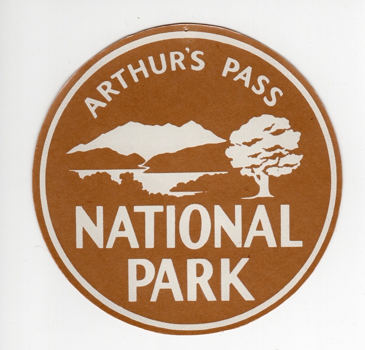 National Park Logo: Arthur's Pass National Park