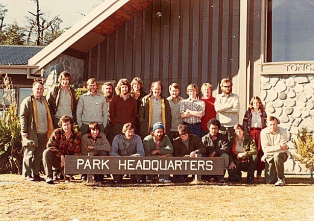 Tongariro National Park Staff 1979