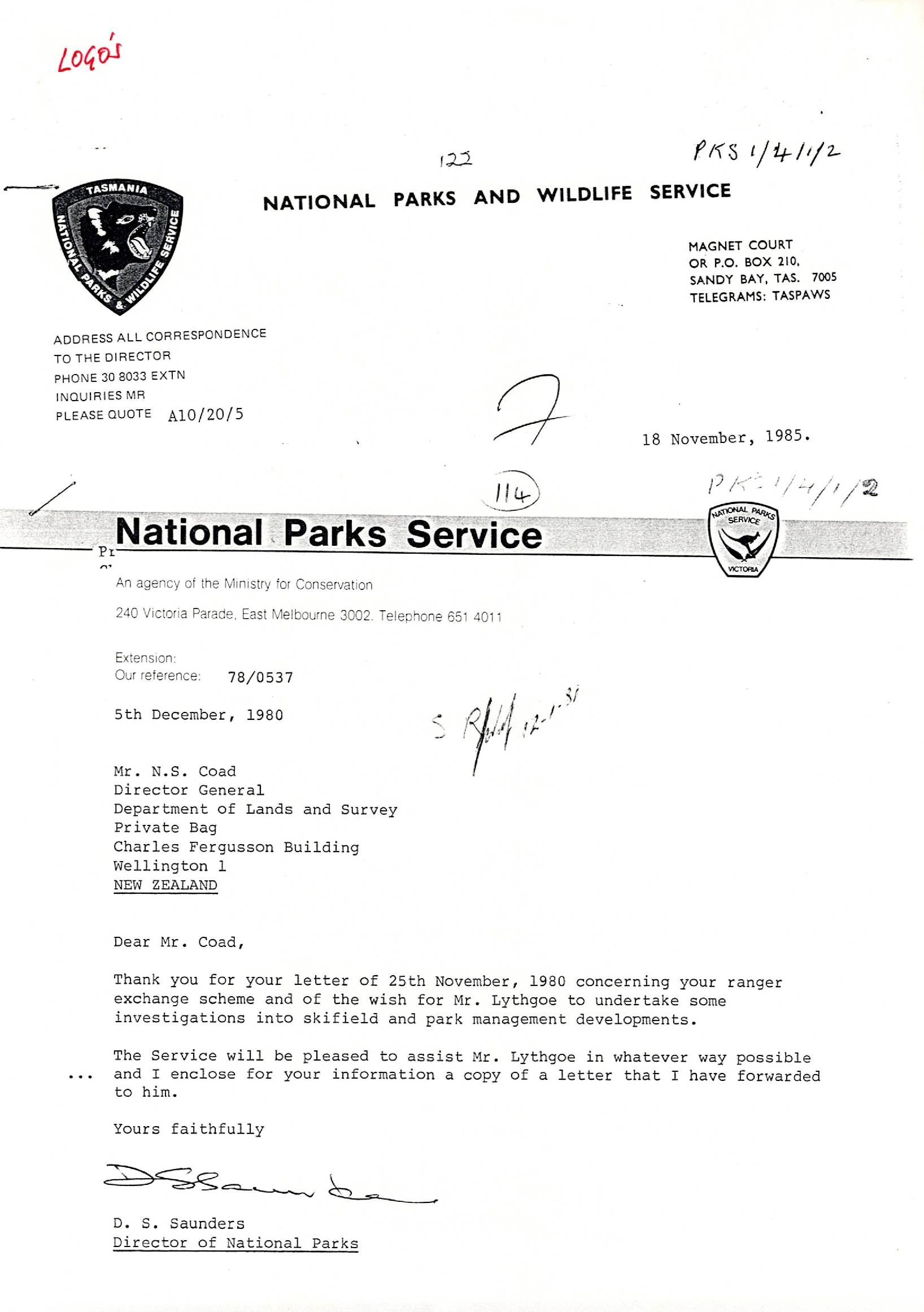 Ranger Exchange Scheme with Tasmania