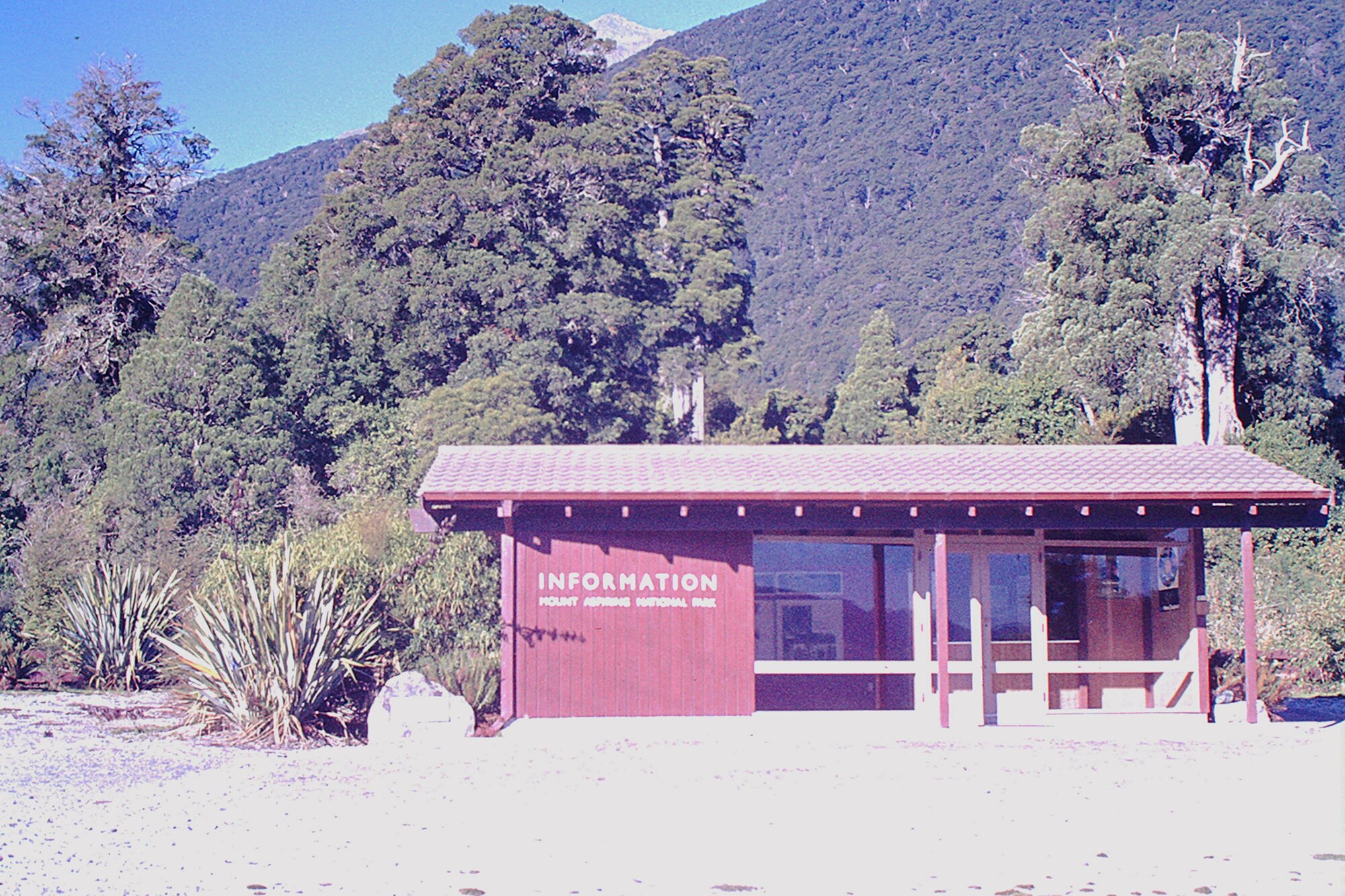 Makarora Base station : Mount Aspiring National Park, 1976