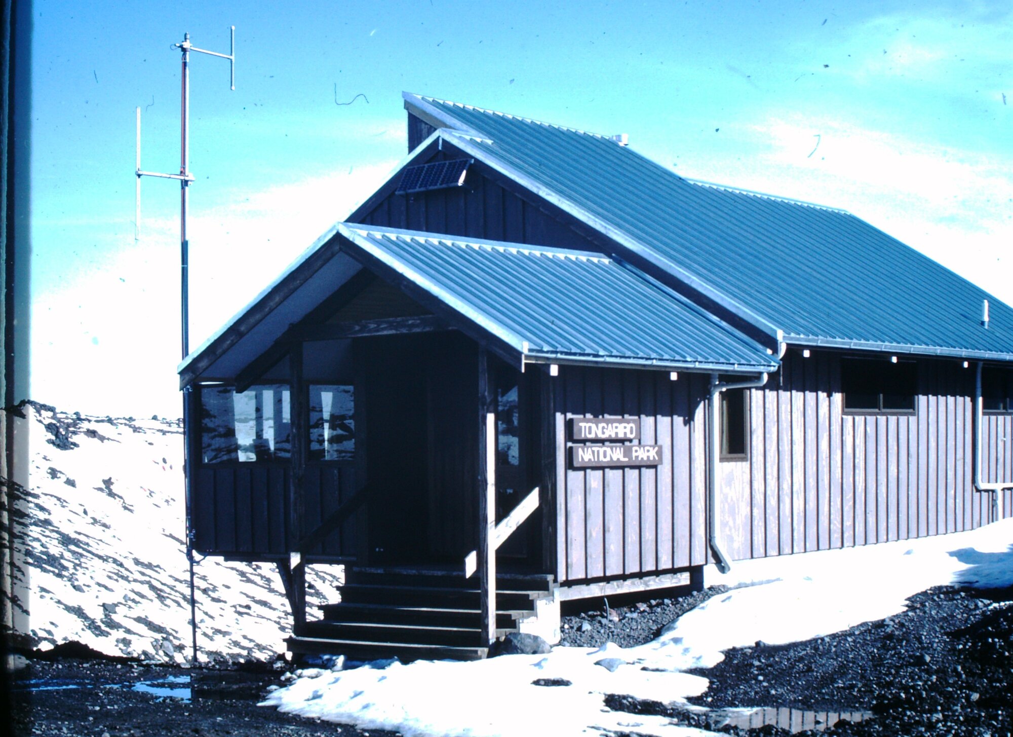 Turoa Skifield Ranger Base: Tongariro National Park, 1979