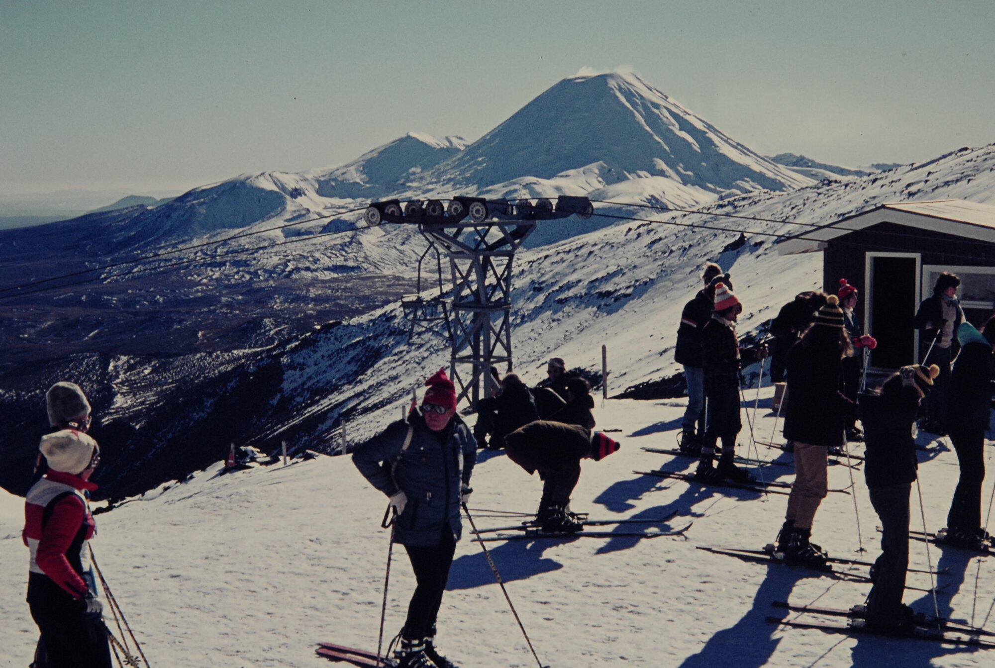 Top of the First Chairlift, Tongariro National Park 1972
