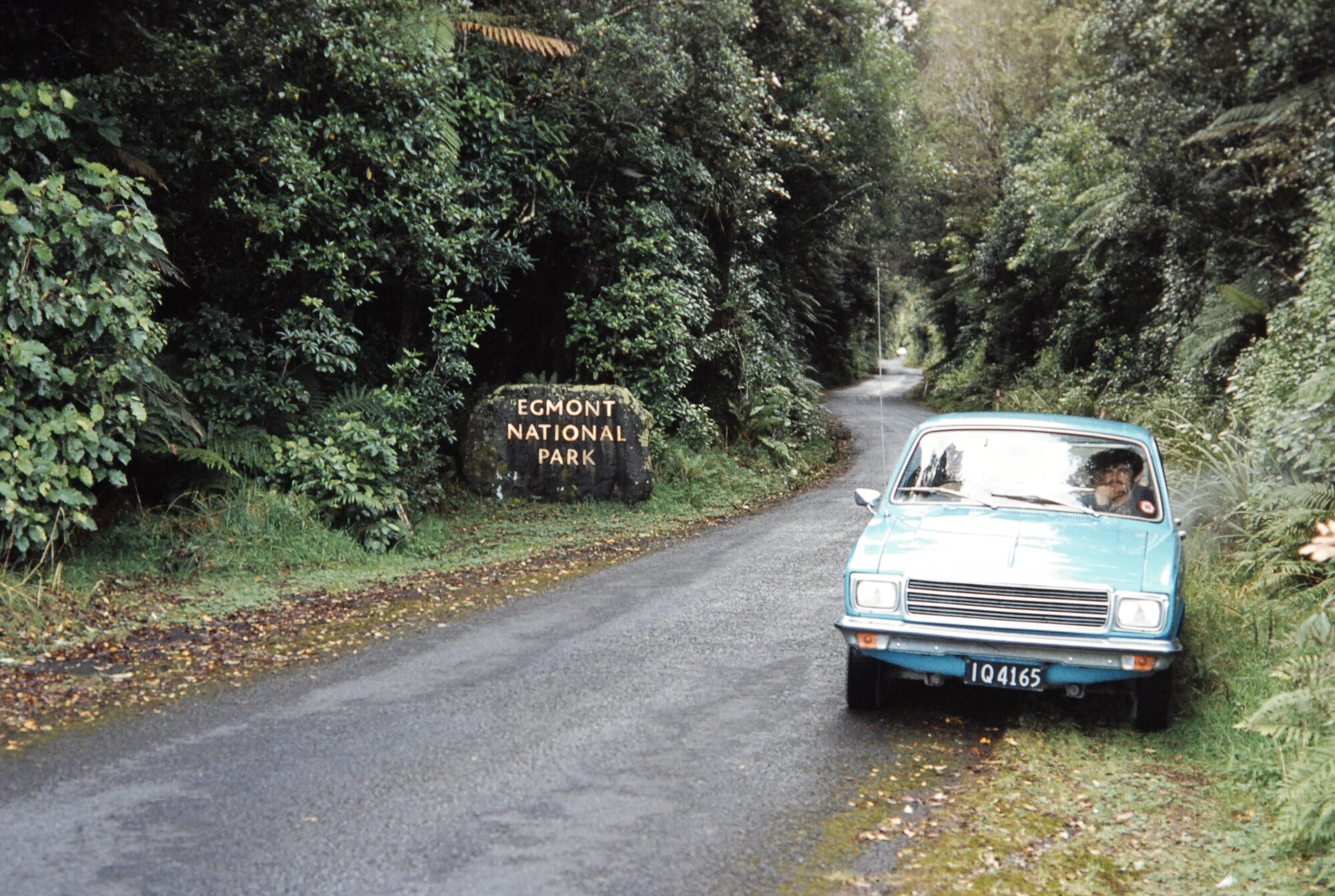 North Egmont entrance sign: Egmont National Park