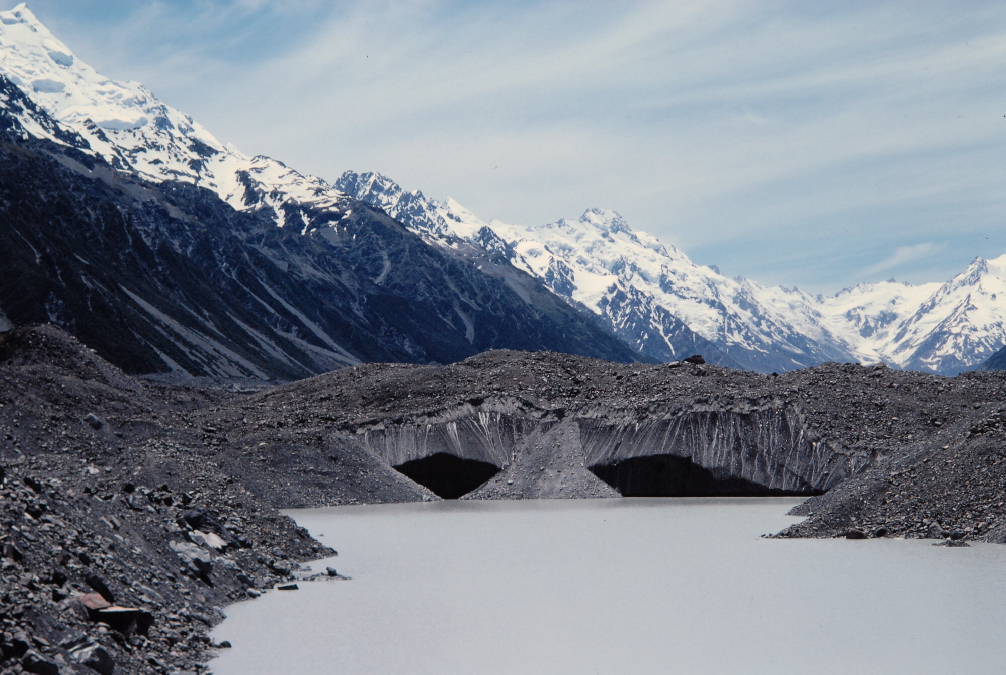 Tasman Glacier, 1981: Aoraki Mount Cook National Park