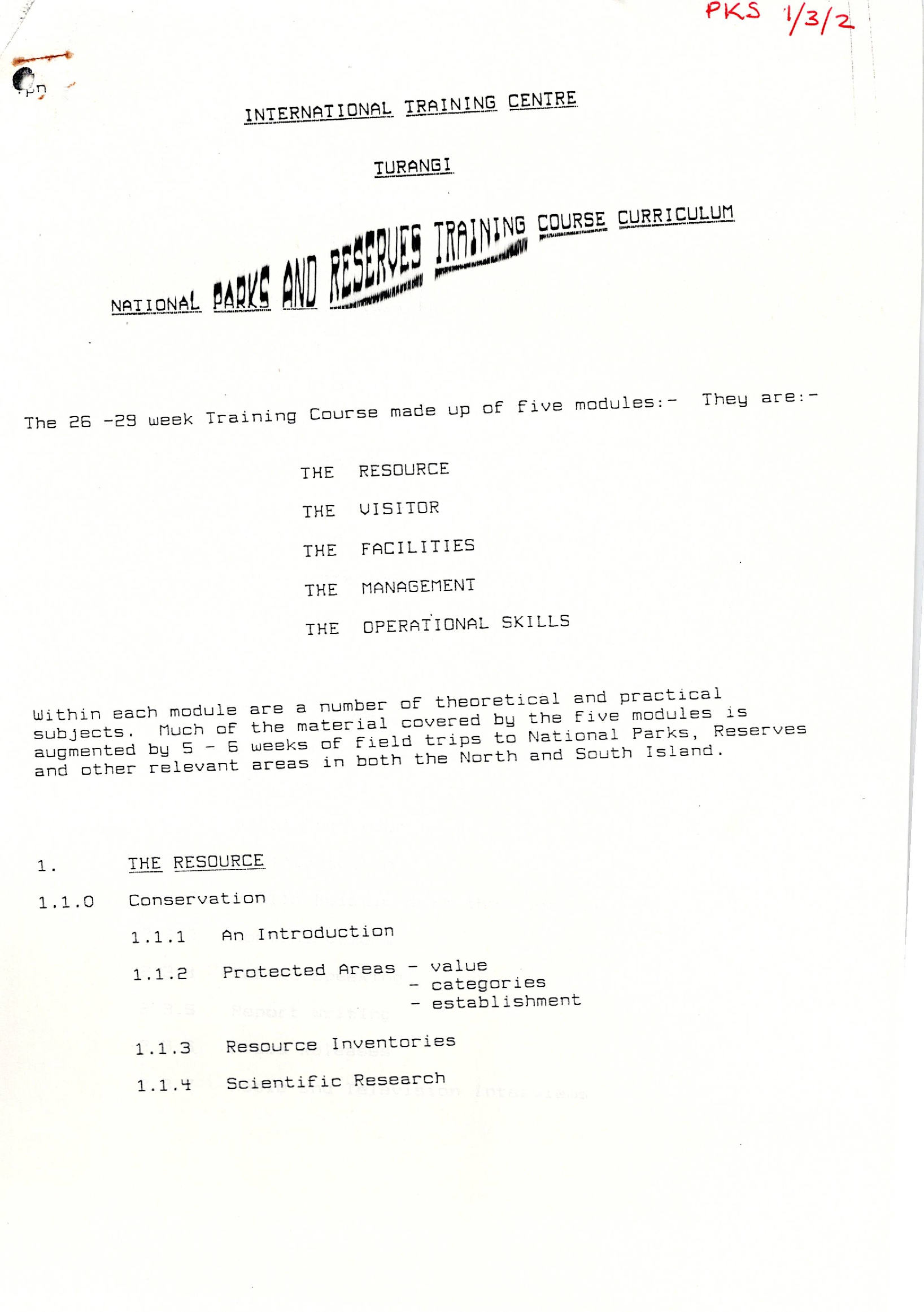 International Training Centre Turangi 