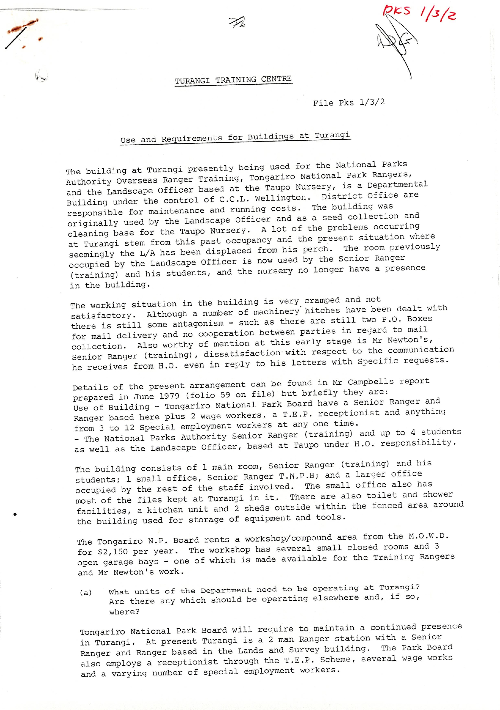 Turangi Training Centre