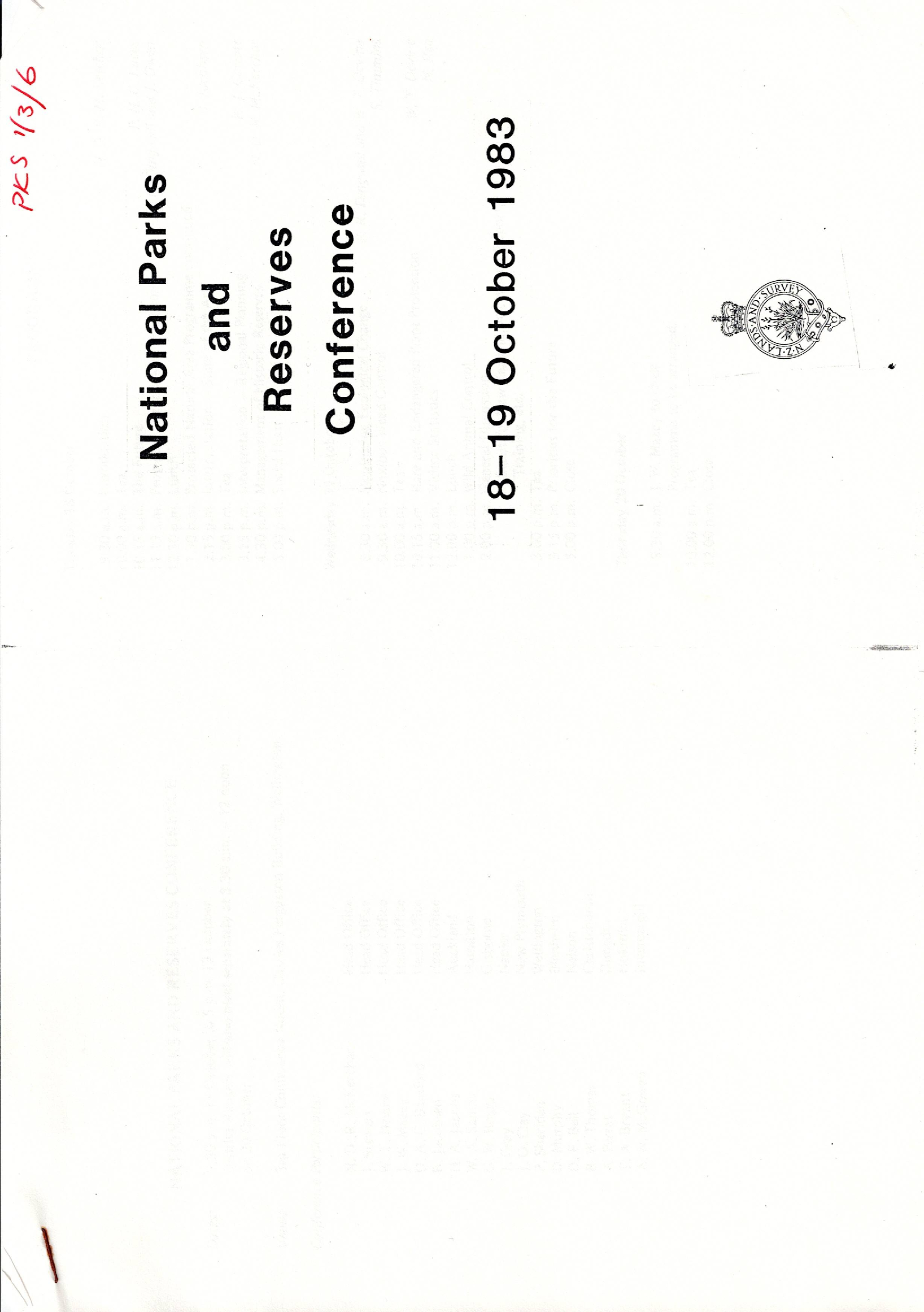 National Parks and Reserves Conference 