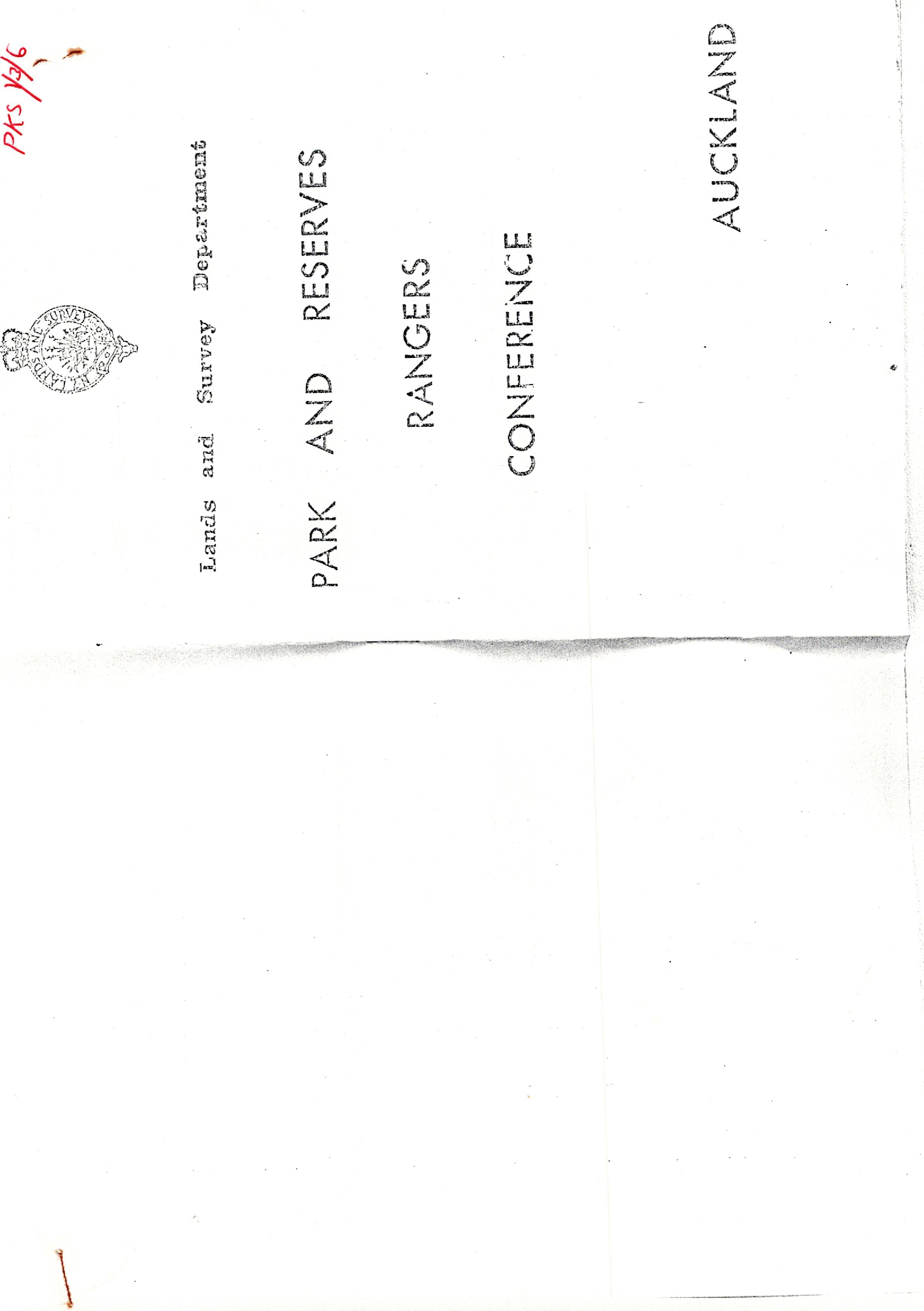 Park and Reserves Rangers Conference 