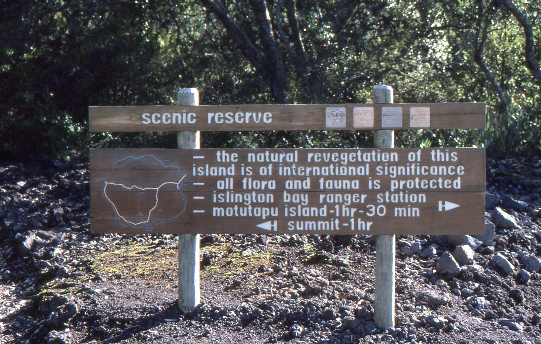 Sign: Hauraki Gulf Maritime Park