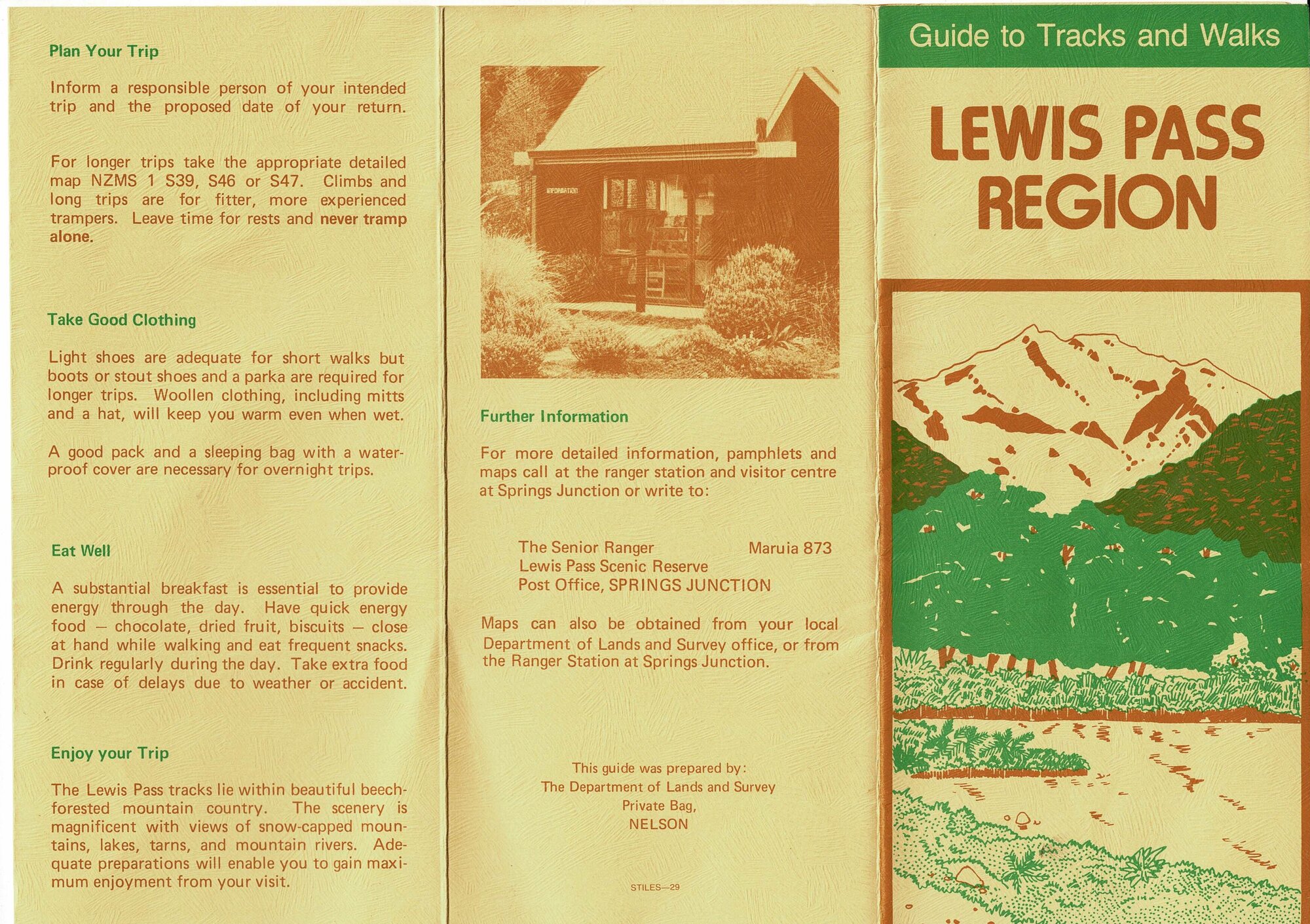 Lewis Pass Region Pamphlet