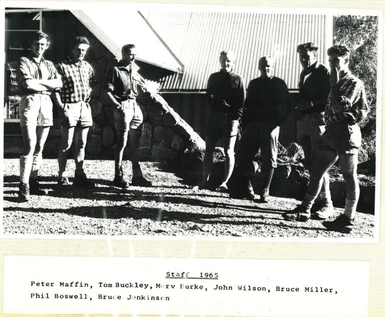 Aoraki Mount Cook staff 1965