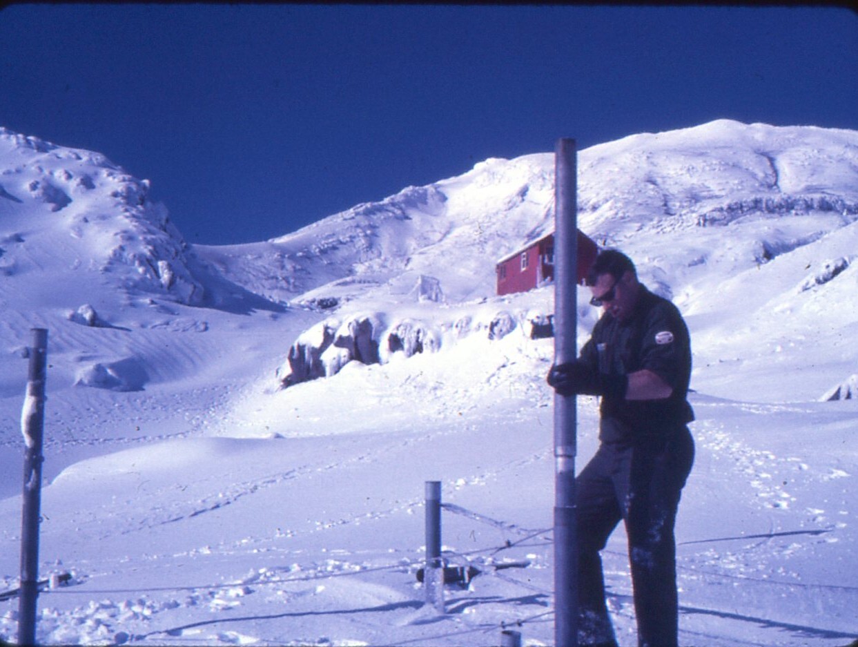 Safety fences: Tongariro National Park