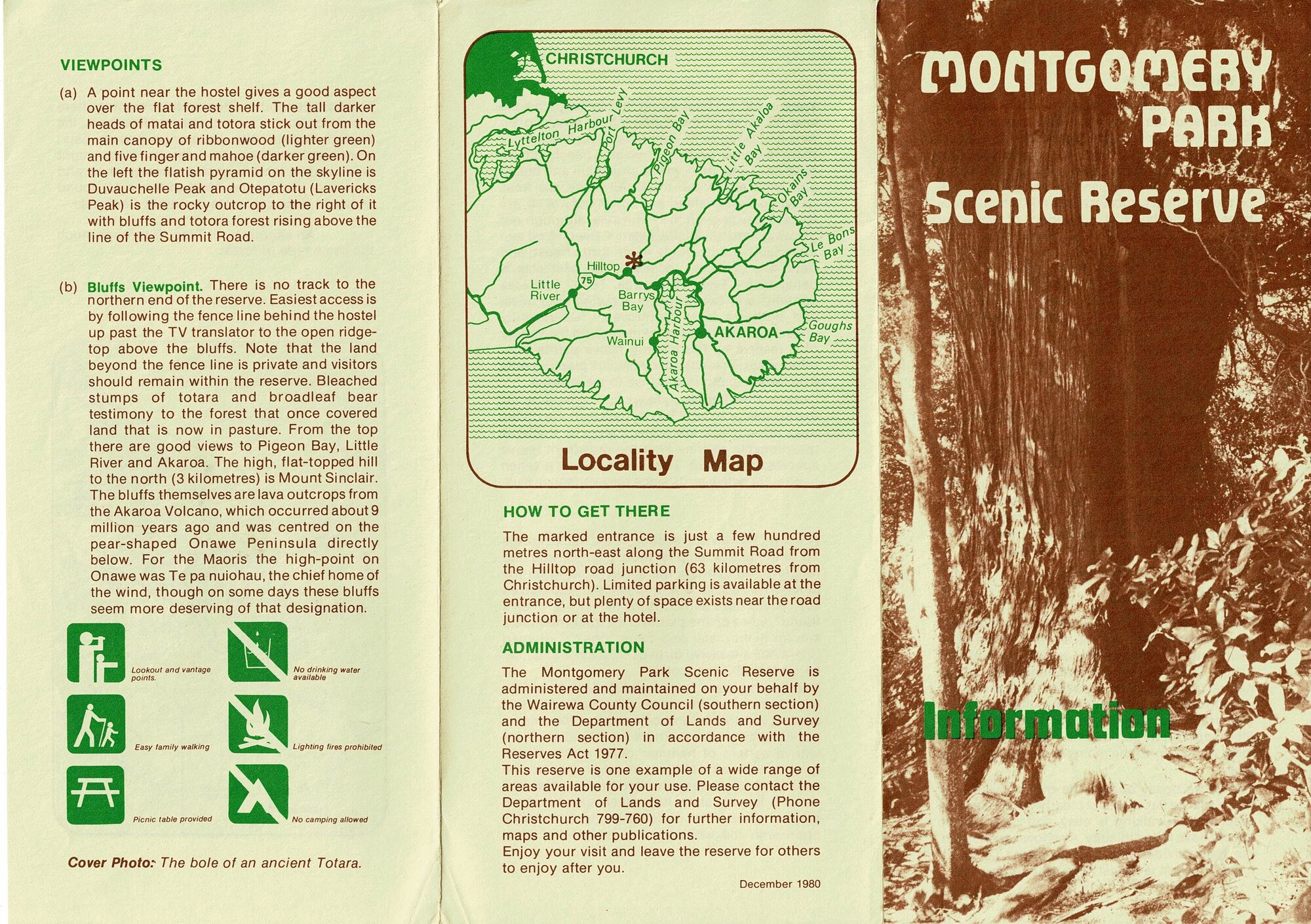 Montgomery Park Scenic Reserve: Banks Peninsular